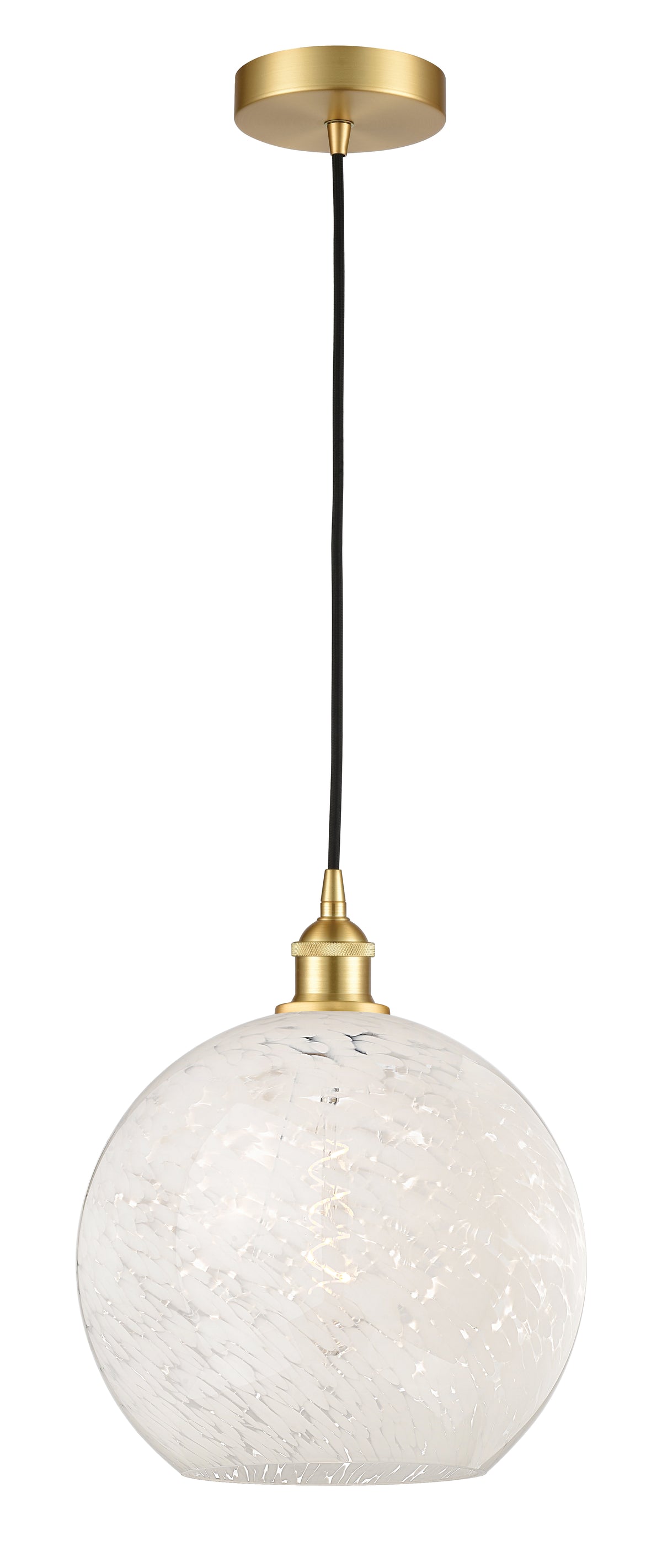 Edison Mini Pendant Antique Brass 12 Inch