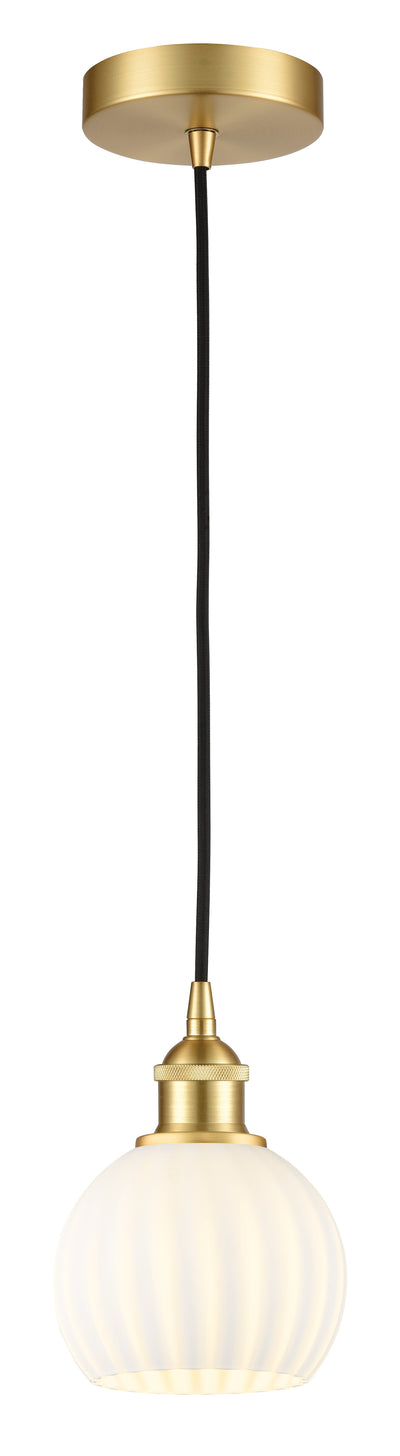 Edison Mini Pendant 6 Lights Cast Brass