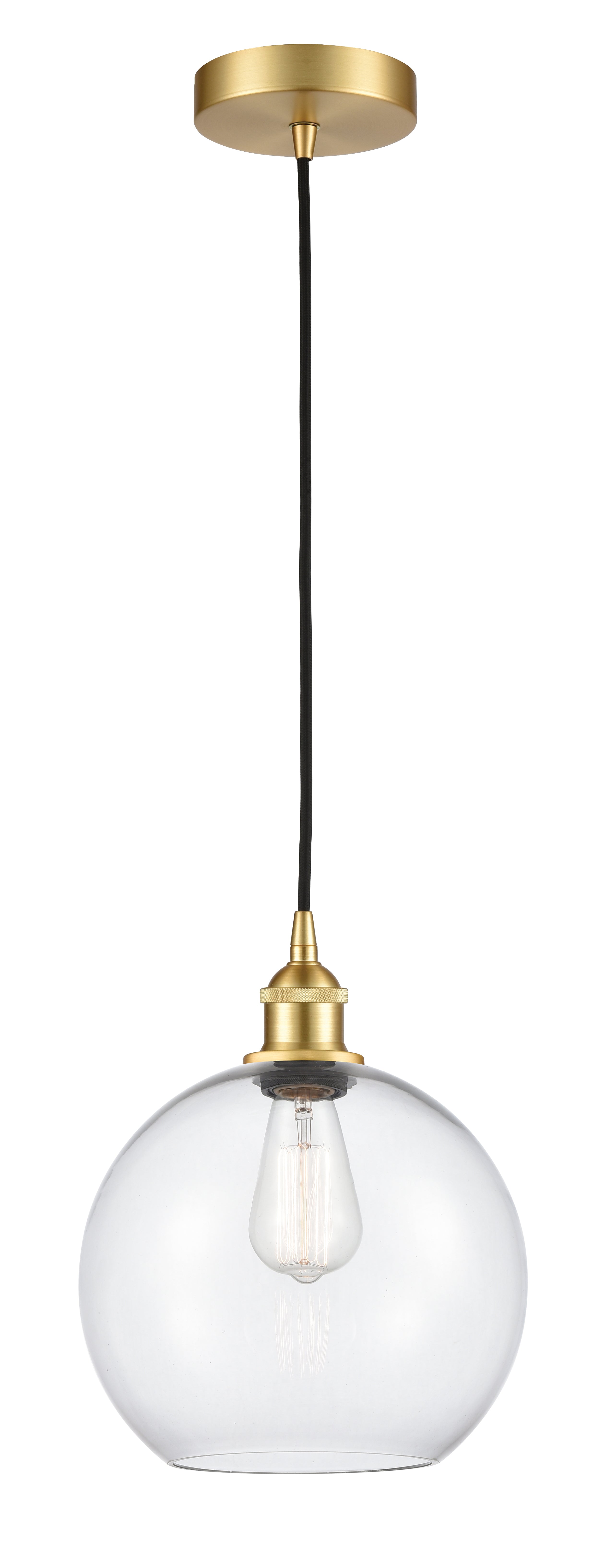 Edison Mini Pendant Antique Brass Finish