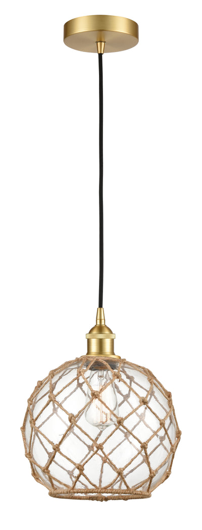 Edison Mini Pendant Antique Brass 10 Inch