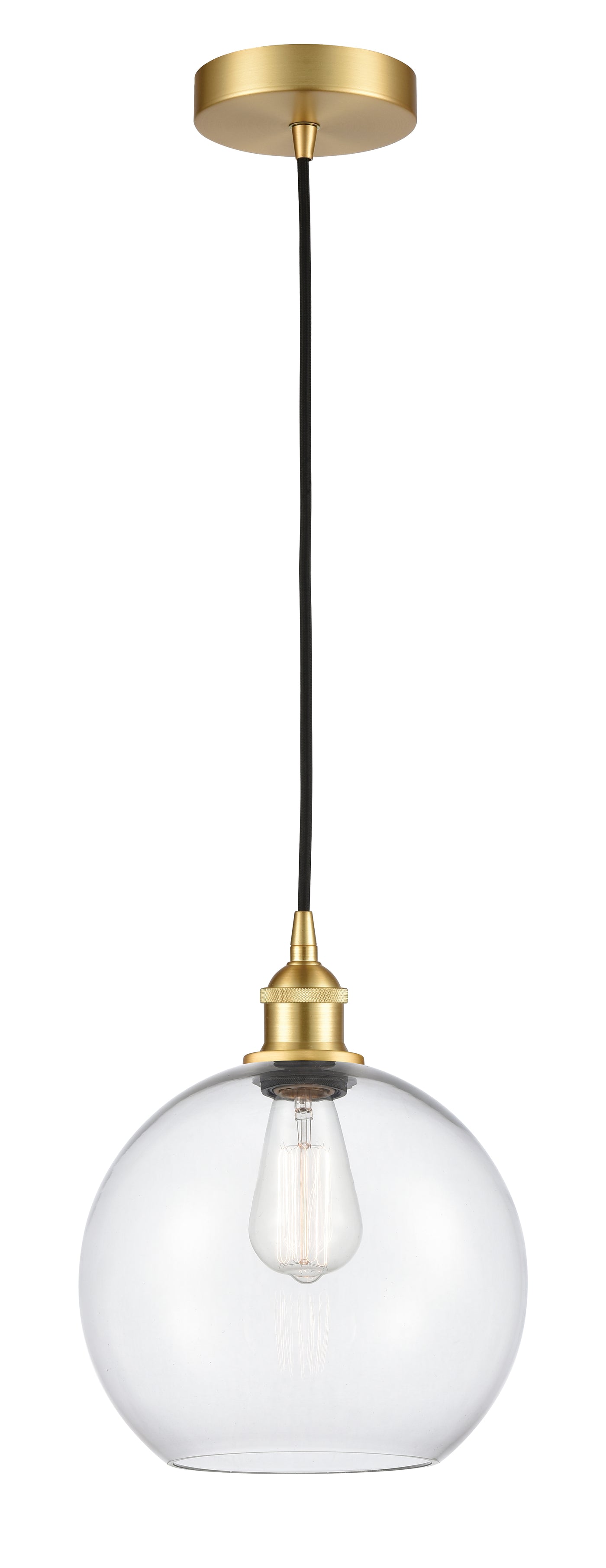 Edison Mini Pendant Antique Brass Finish