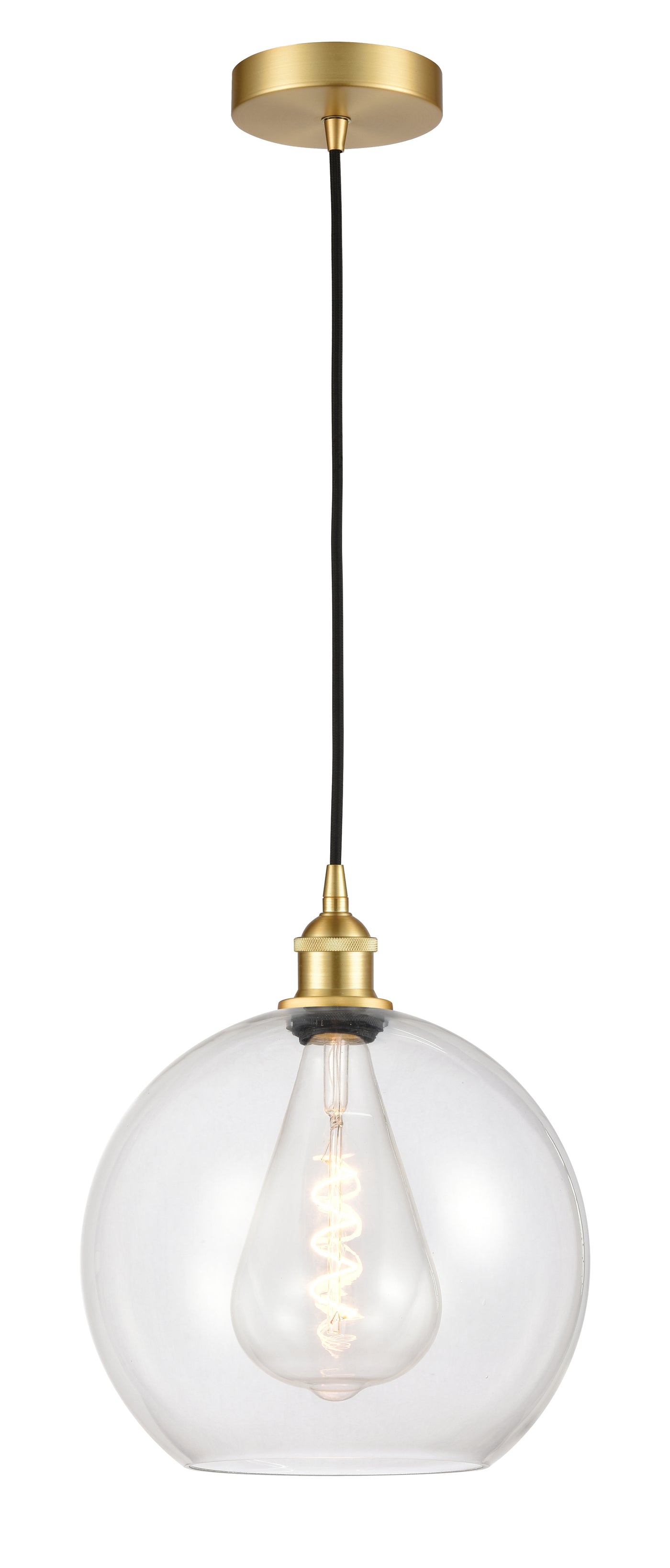 Edison Mini Pendant Antique Brass Finish