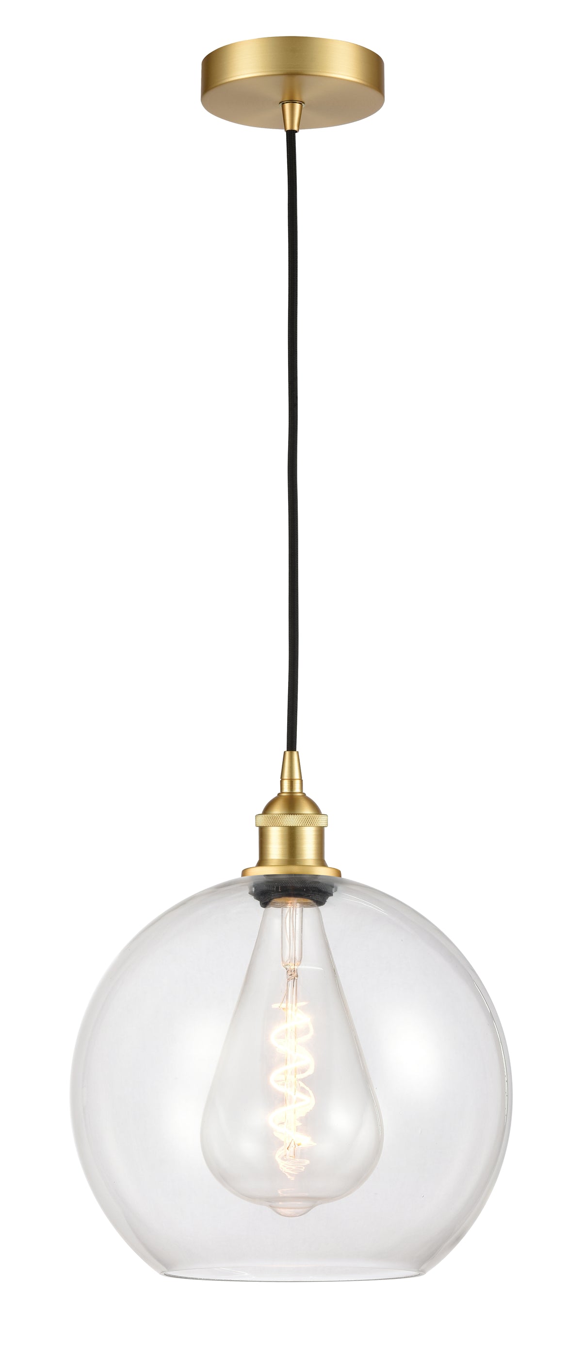 Edison Mini Pendant Antique Brass Finish