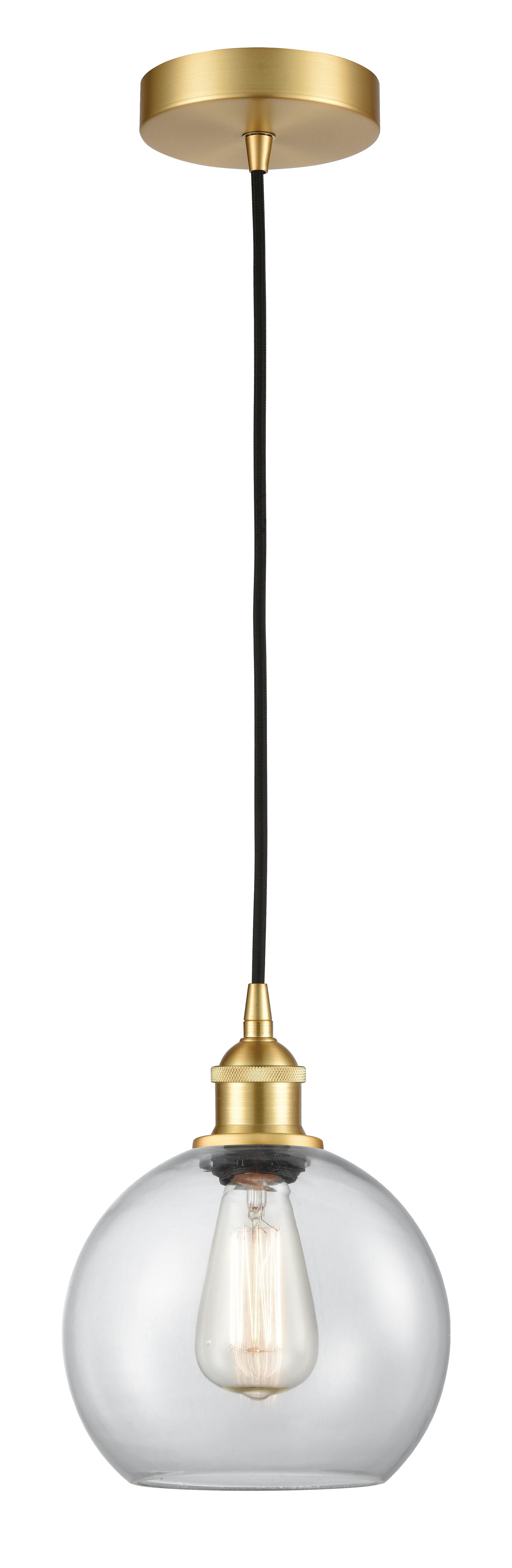 Edison Mini Pendant Antique Brass Finish