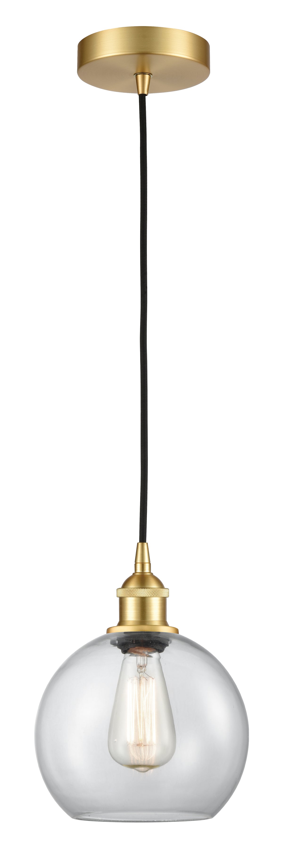 Edison Mini Pendant Antique Brass Finish
