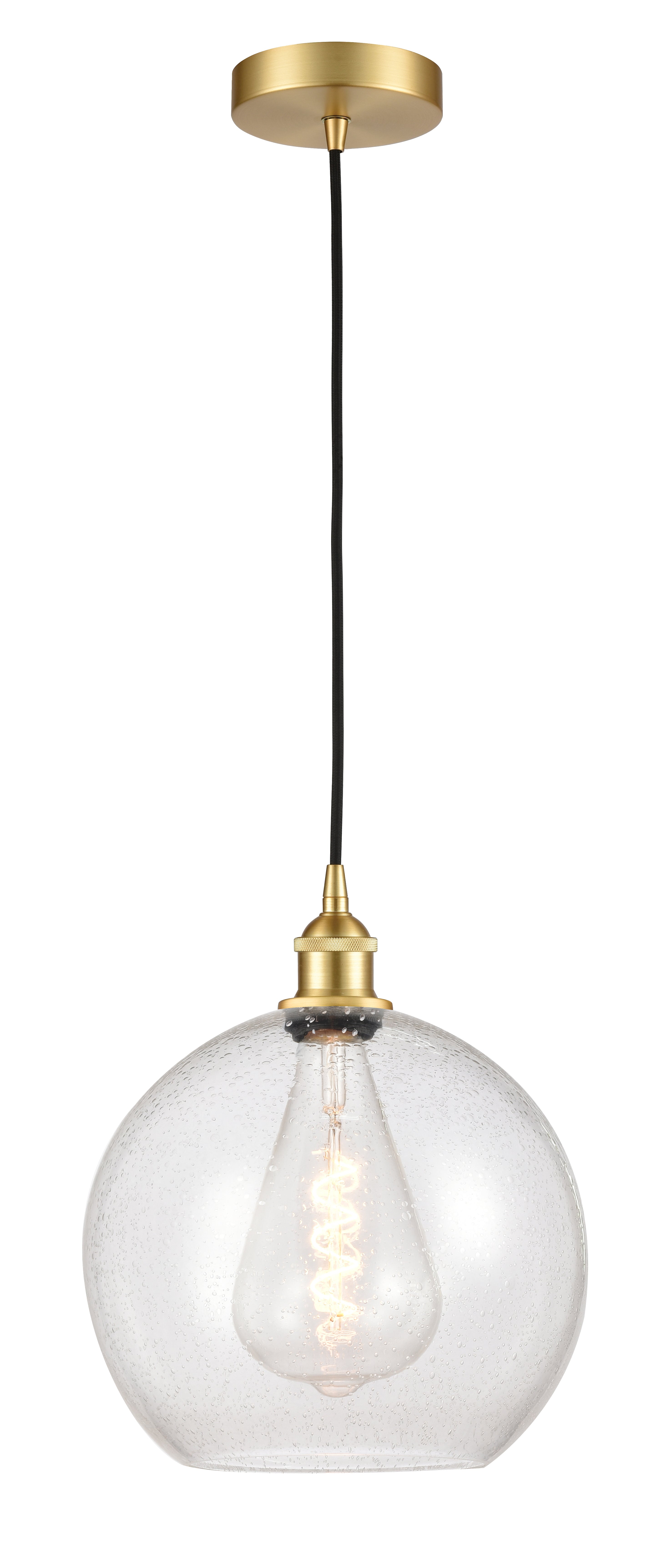 Edison Mini Pendant Antique Brass Finish