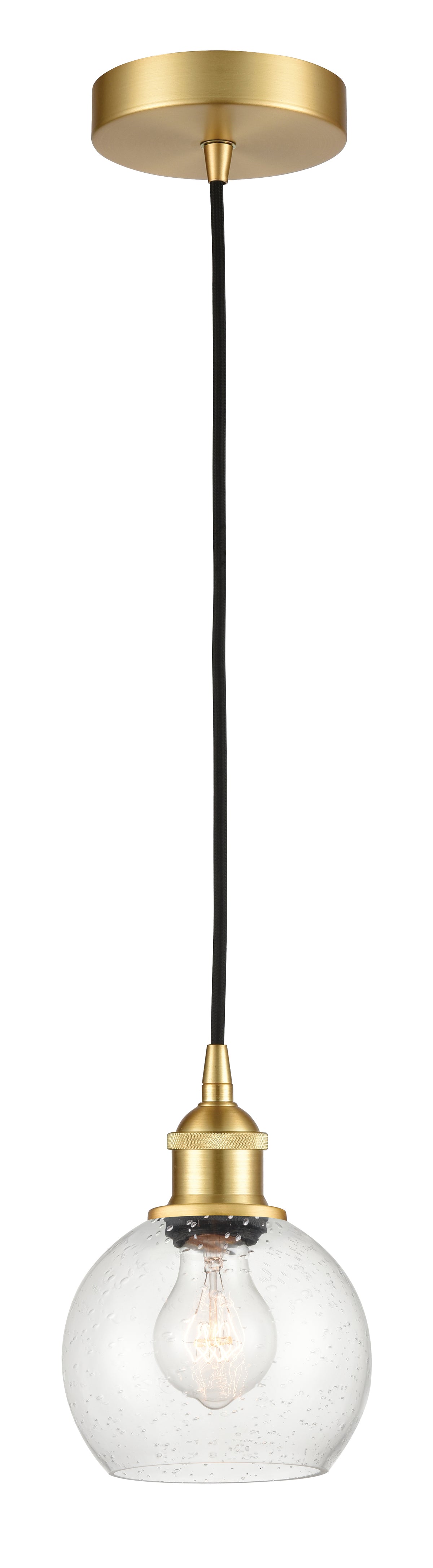 Edison Mini Pendant Antique Brass Finish