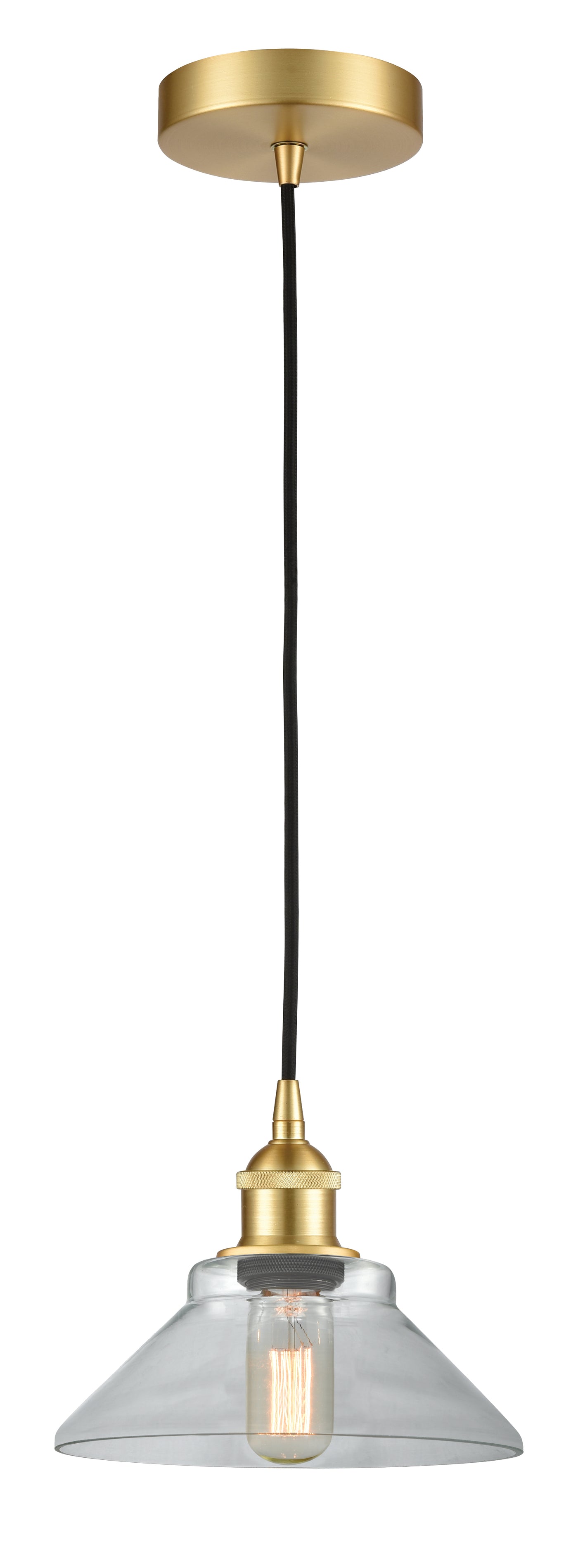 Edison Mini Pendant Antique Brass Finish