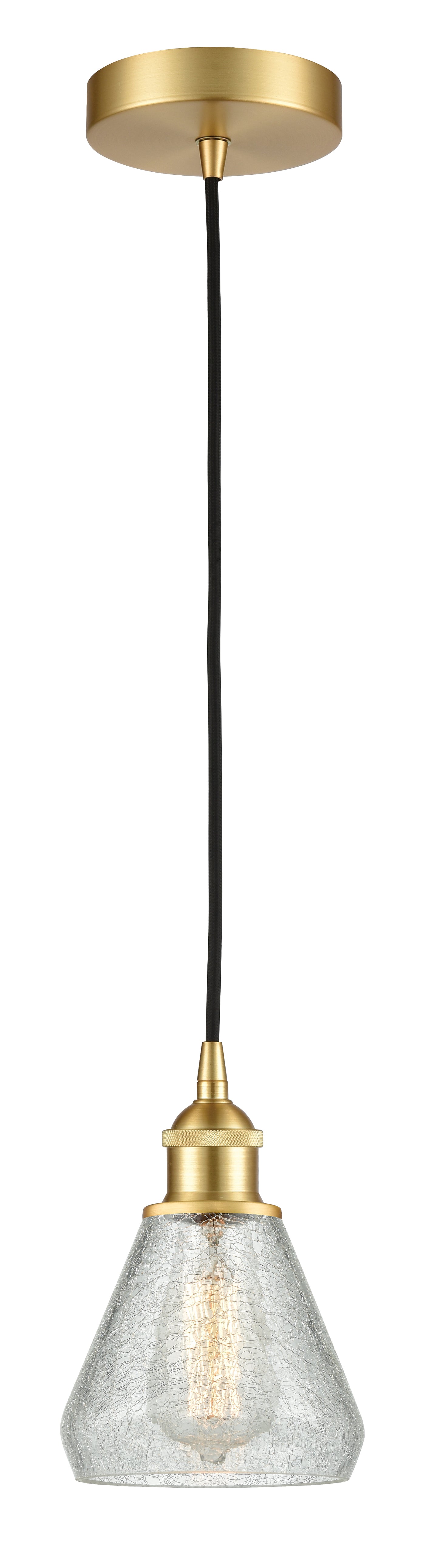 Edison Mini Pendant Antique Brass Finish