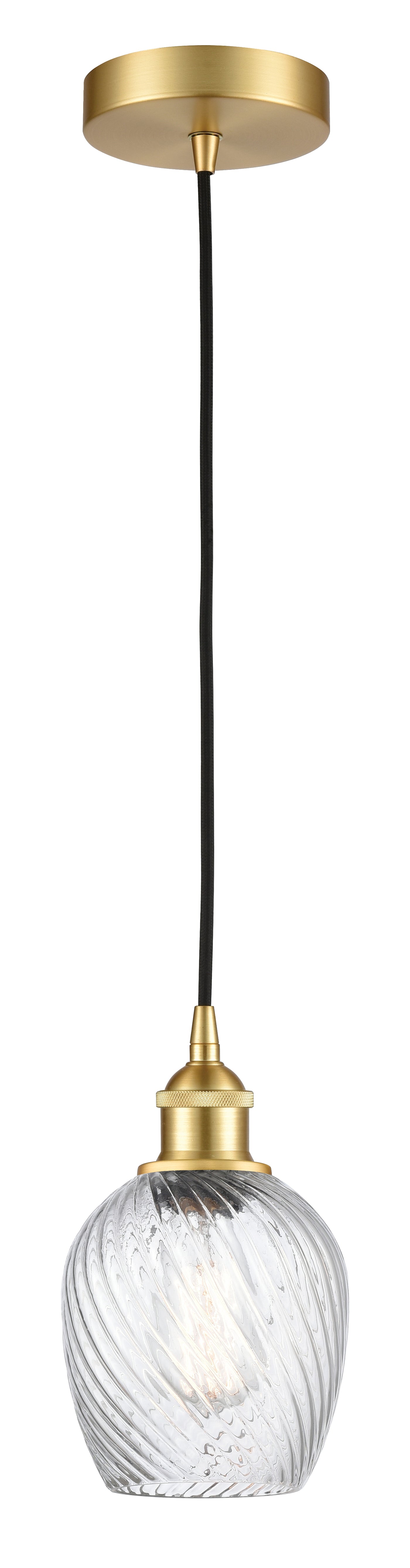 Edison Mini Pendant Antique Brass Finish