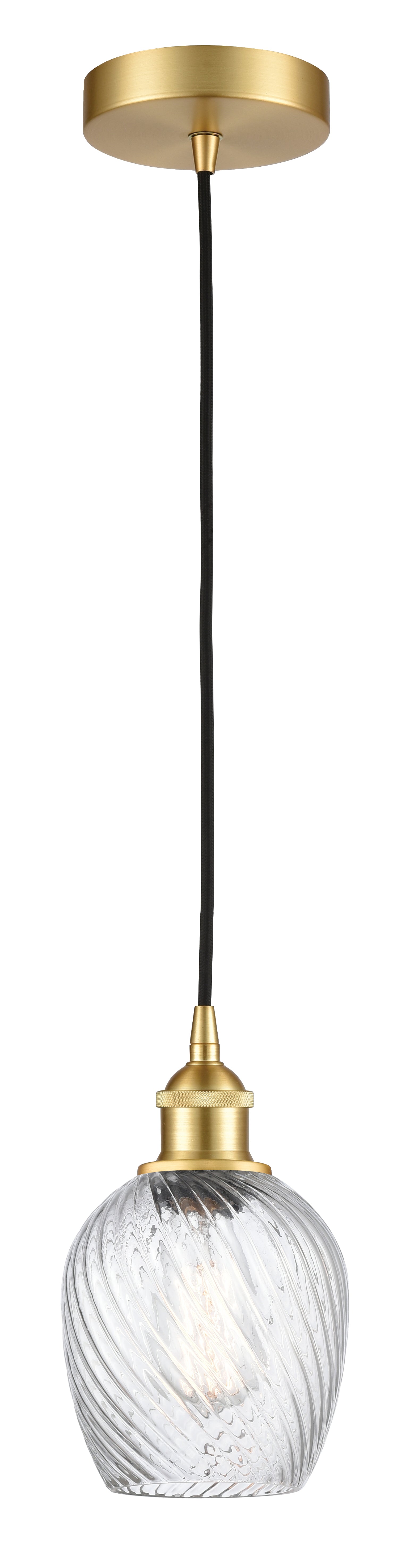 Edison Mini Pendant Antique Brass Finish