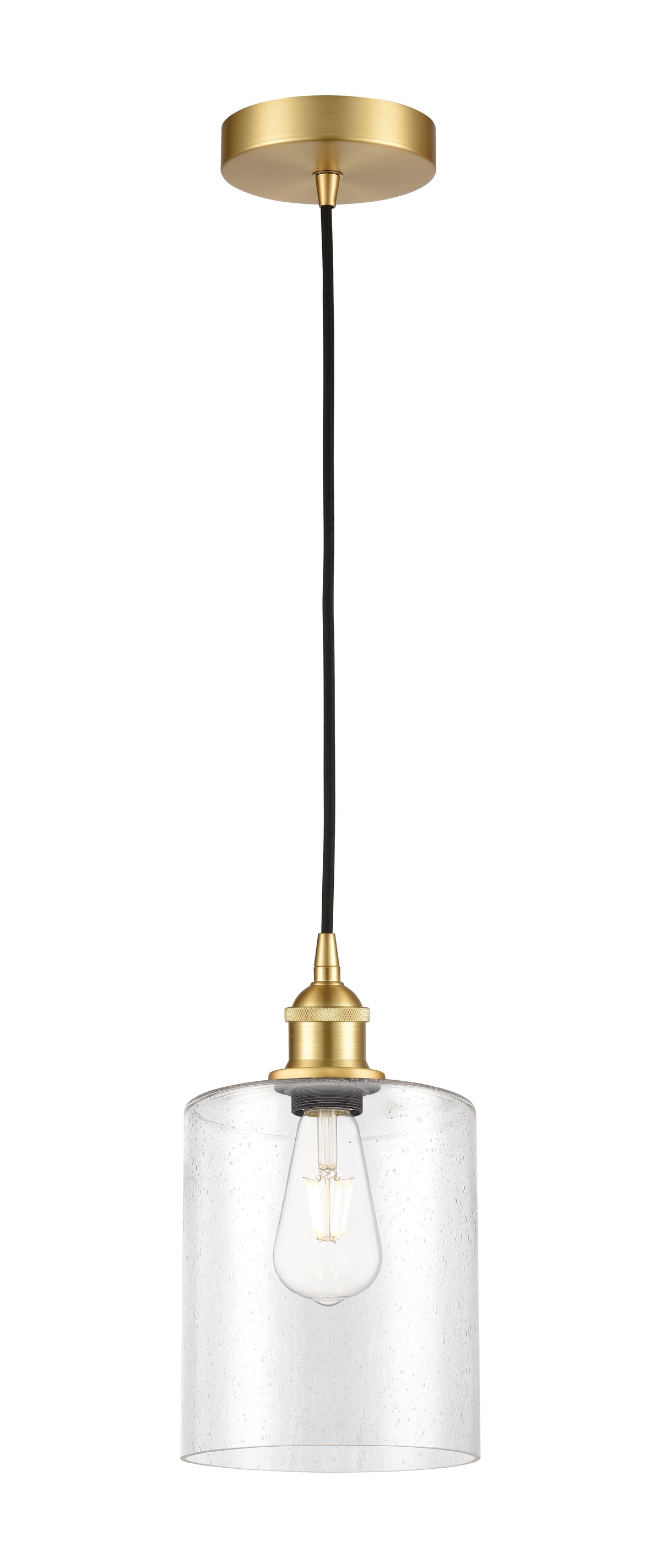 Edison Mini Pendant Antique Brass Cast