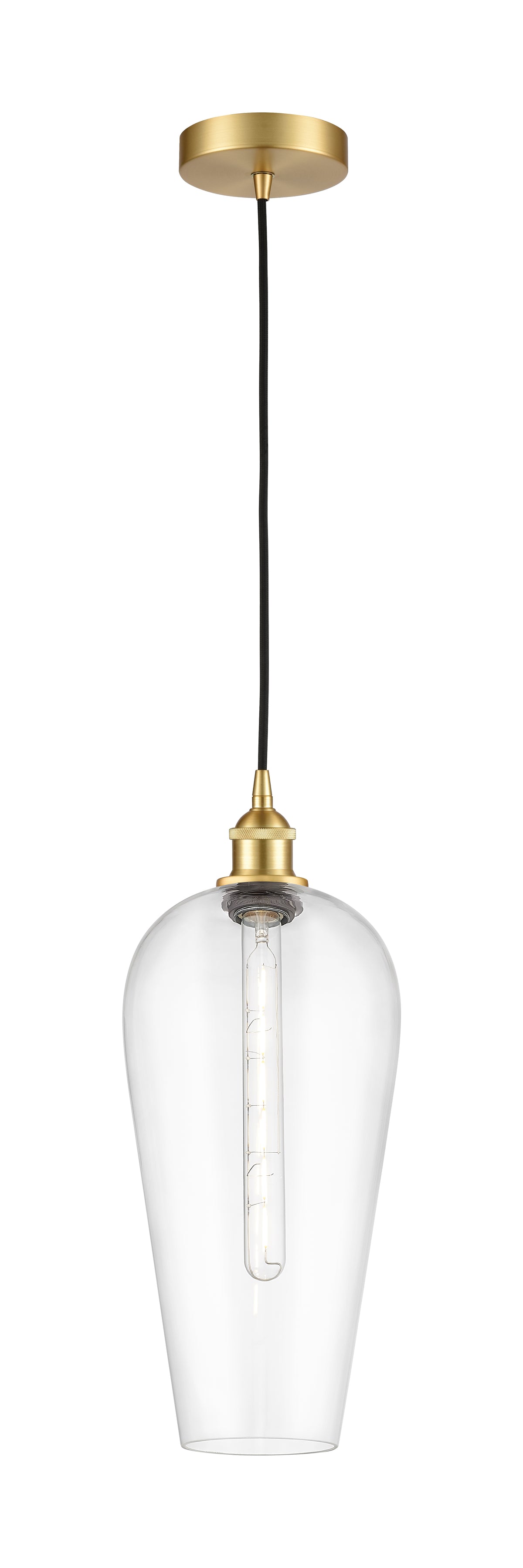 Edison Mini Pendant Antique Brass Finish