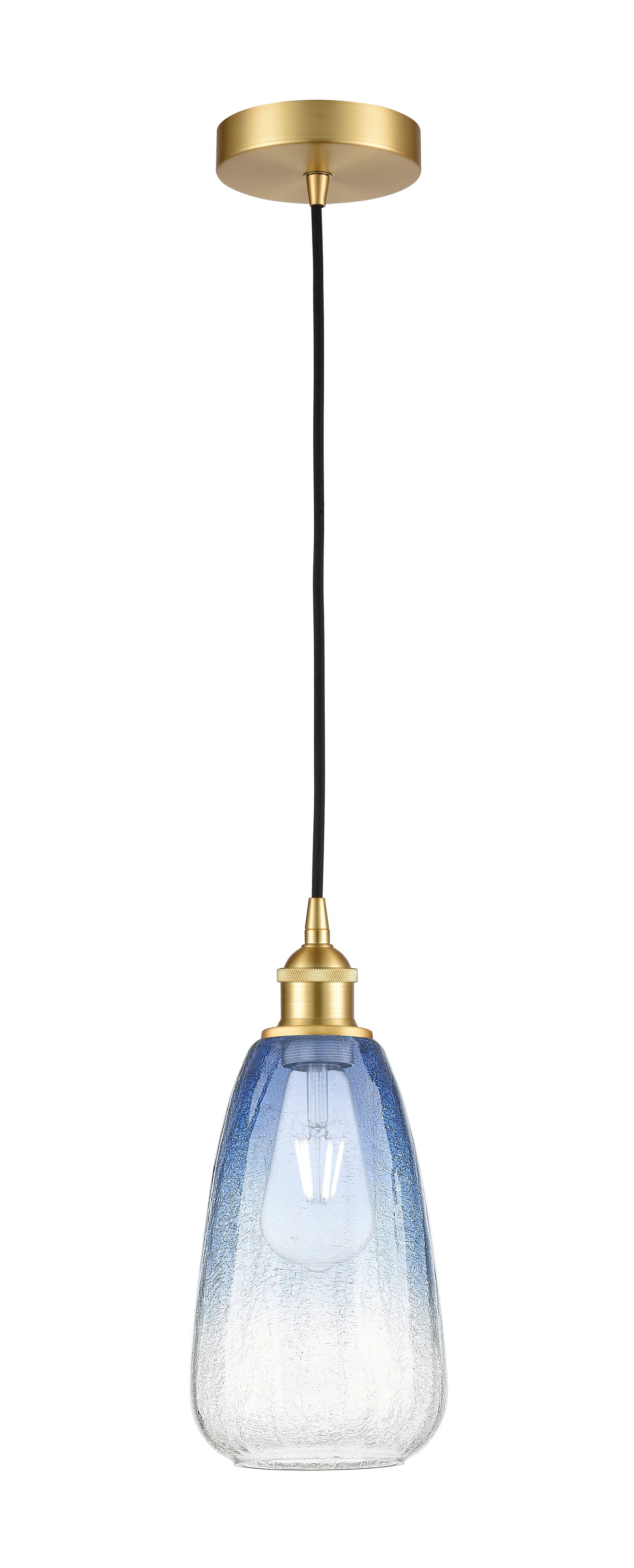 Edison Mini Pendant Antique Brass Finish