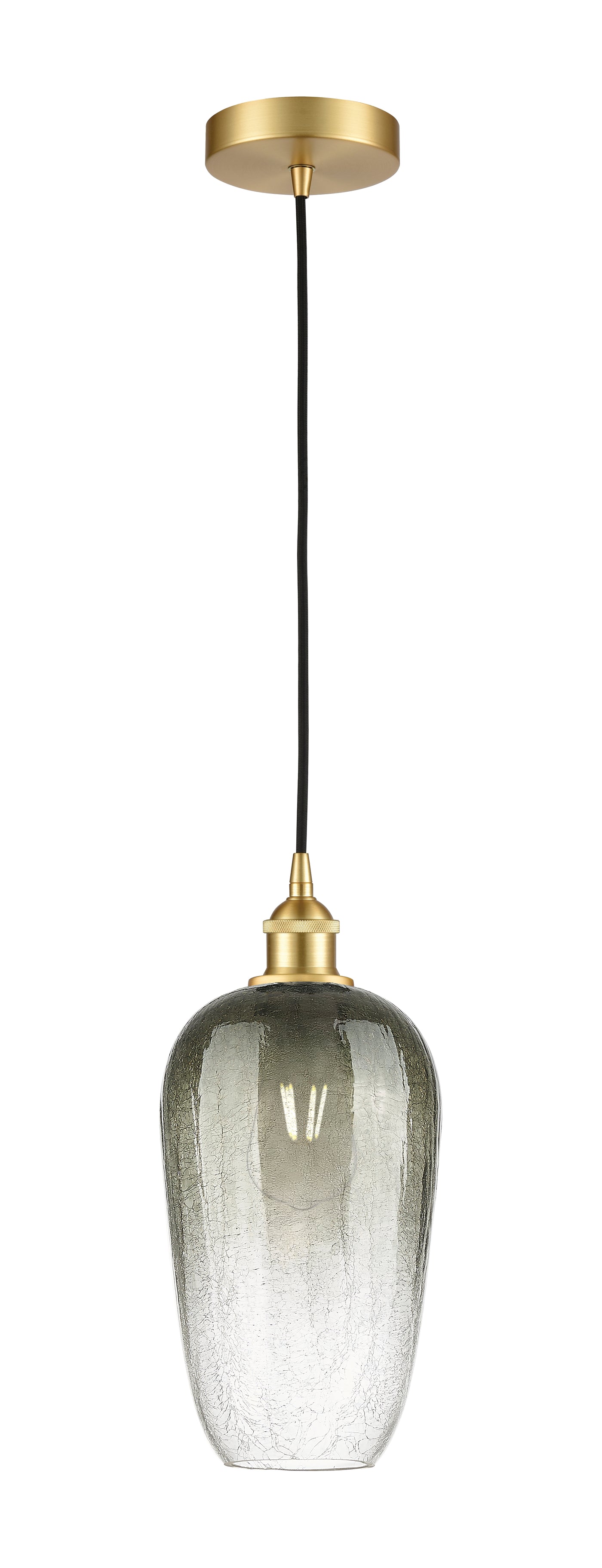 Edison Mini Pendant Antique Brass 7 Inch