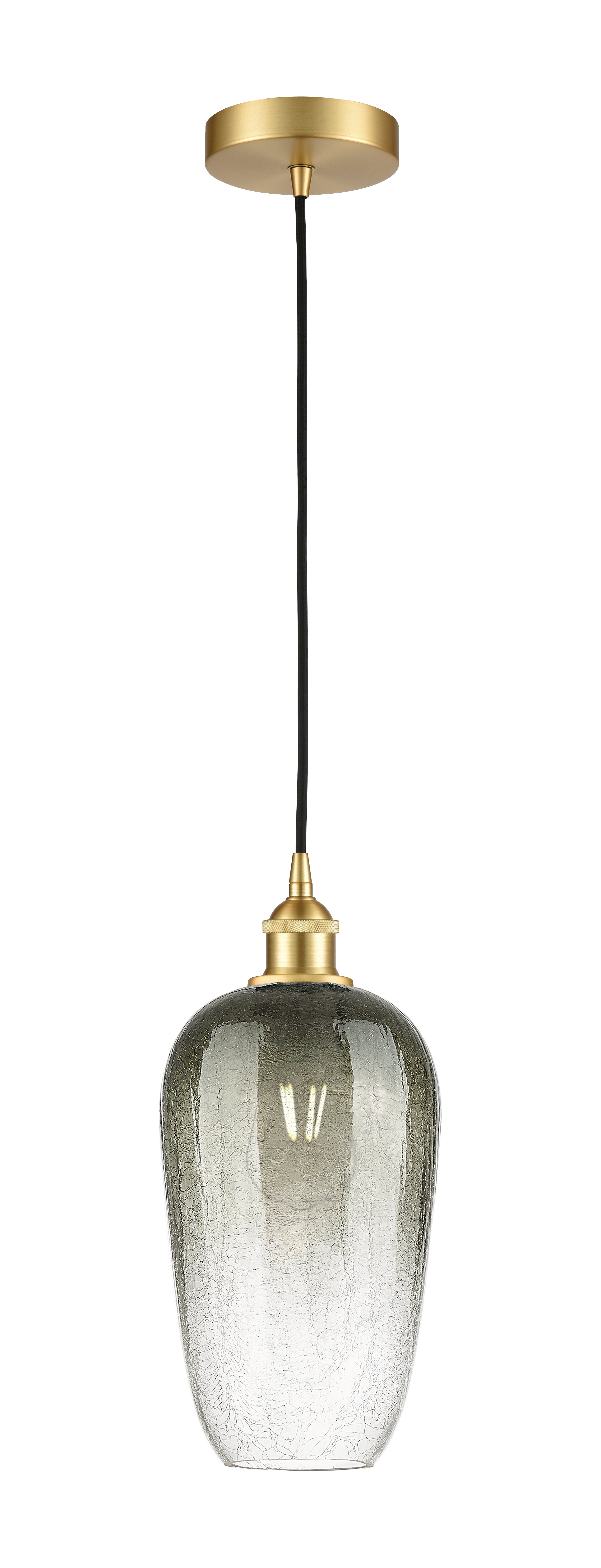 Edison Mini Pendant Antique Brass 7 Inch