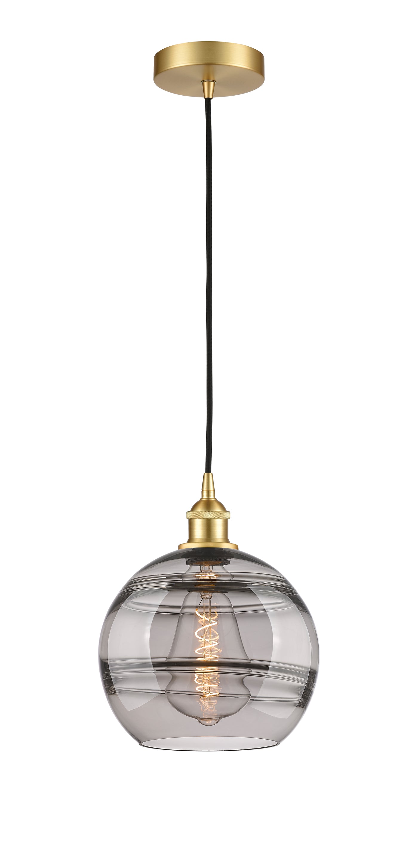 Edison Mini Pendant Antique Brass 10 Inch