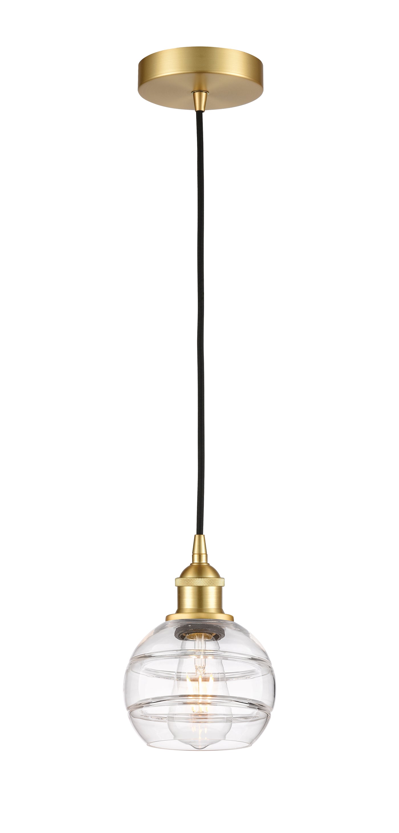 Edison Mini Pendant Antique Brass 5.875 Inch
