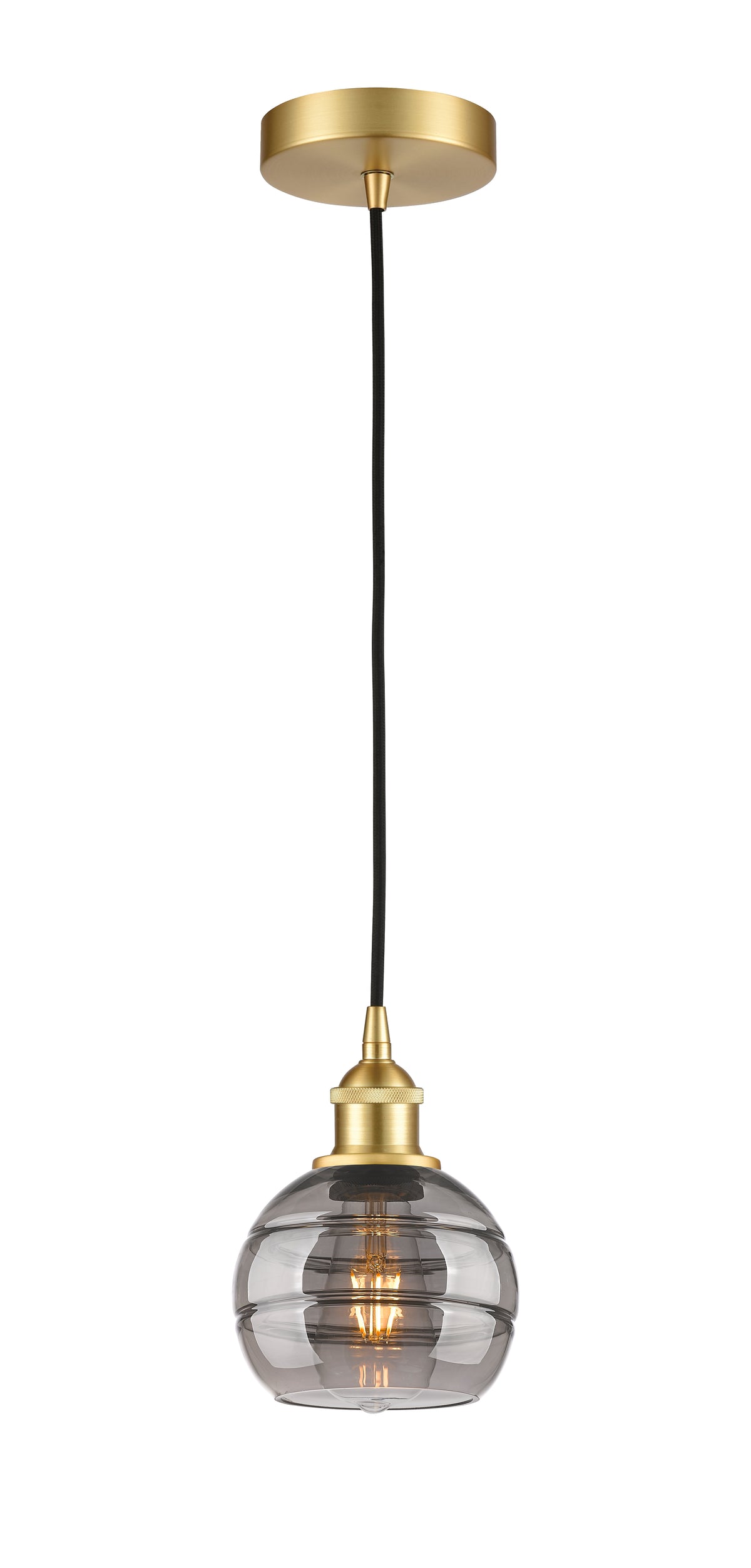 Edison Mini Pendant Antique Brass 5.875 Inch