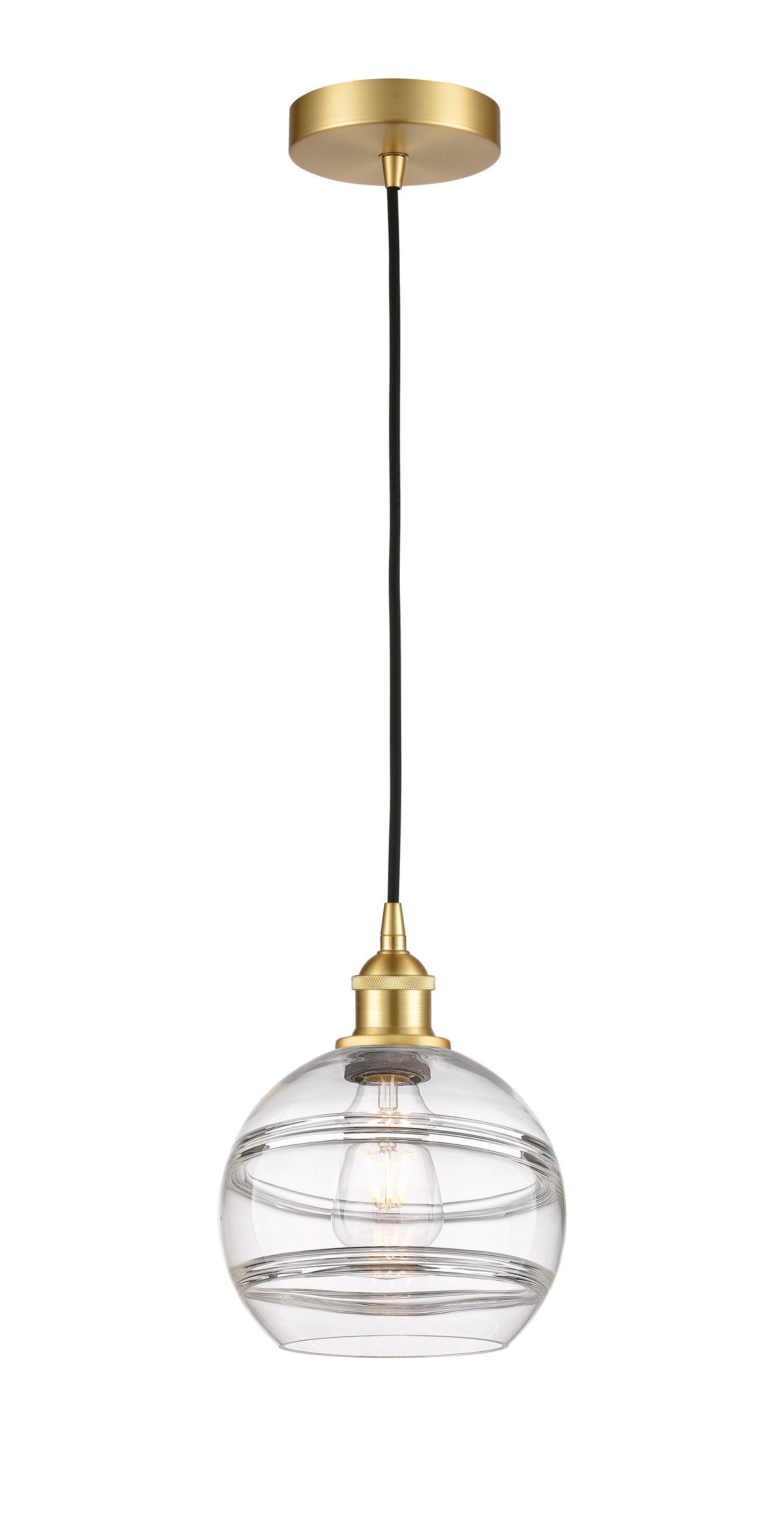 Edison Mini Pendant Antique Brass Cast