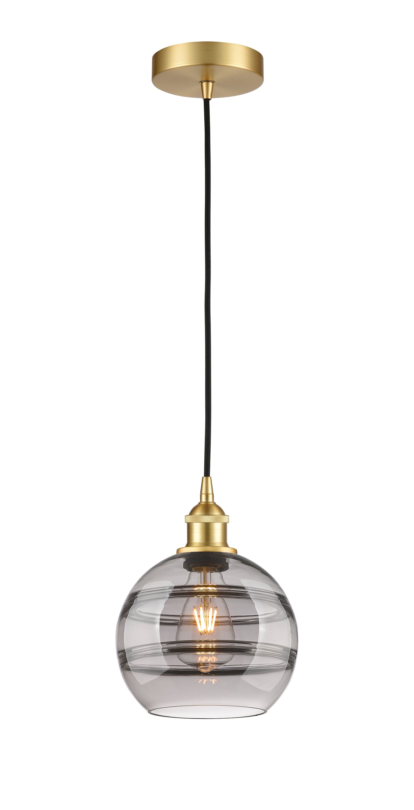 Edison Mini Pendant Antique Brass Cast