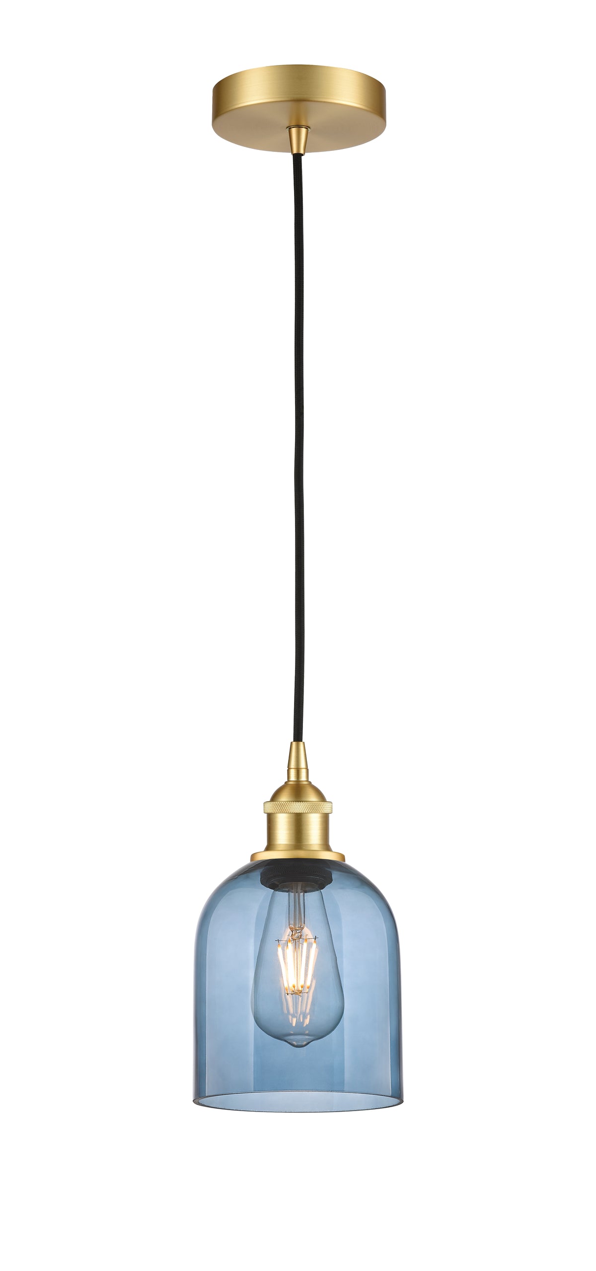 Edison Mini Pendant Antique Brass Finish