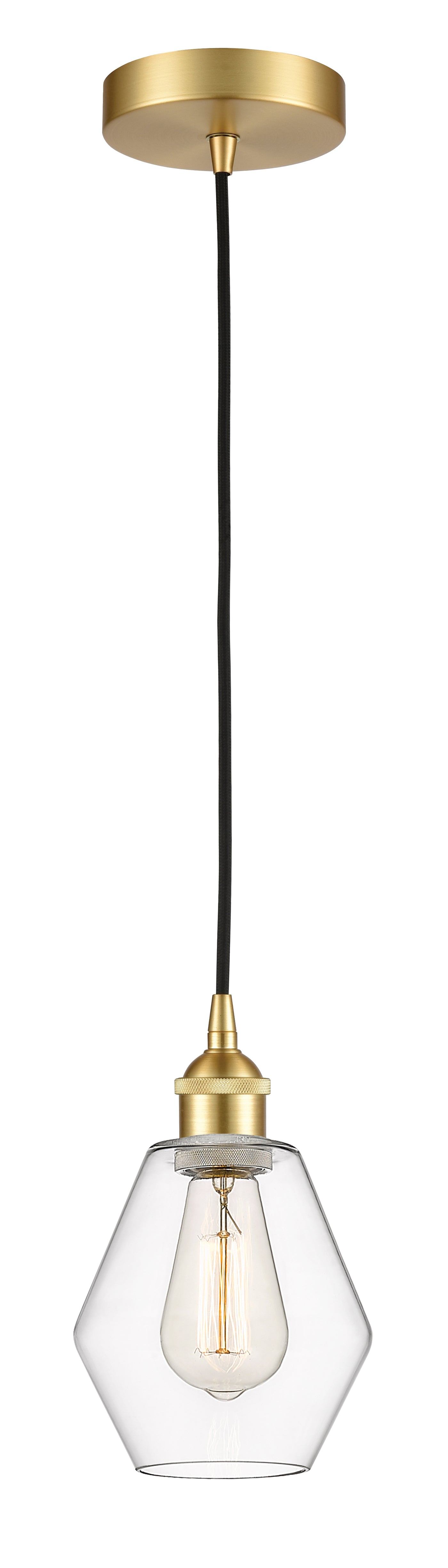 Edison Mini Pendant Antique Brass Dimmable