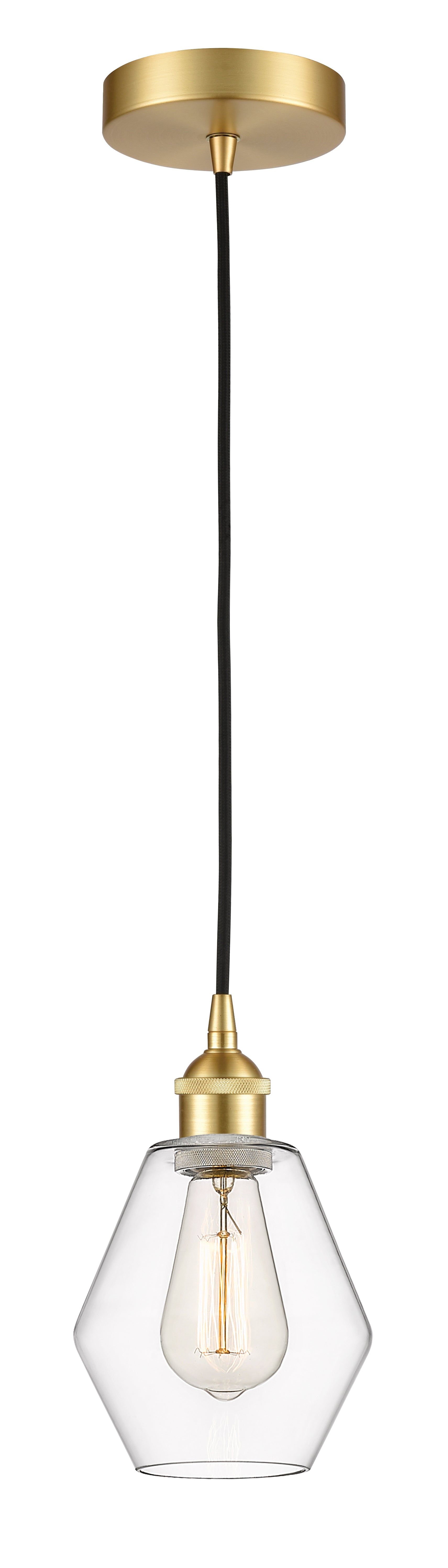 Edison Mini Pendant Antique Brass Dimmable