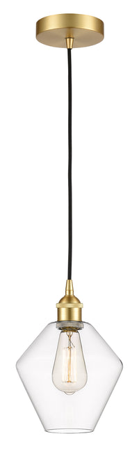 Edison Mini Pendant Cast Glass Brass