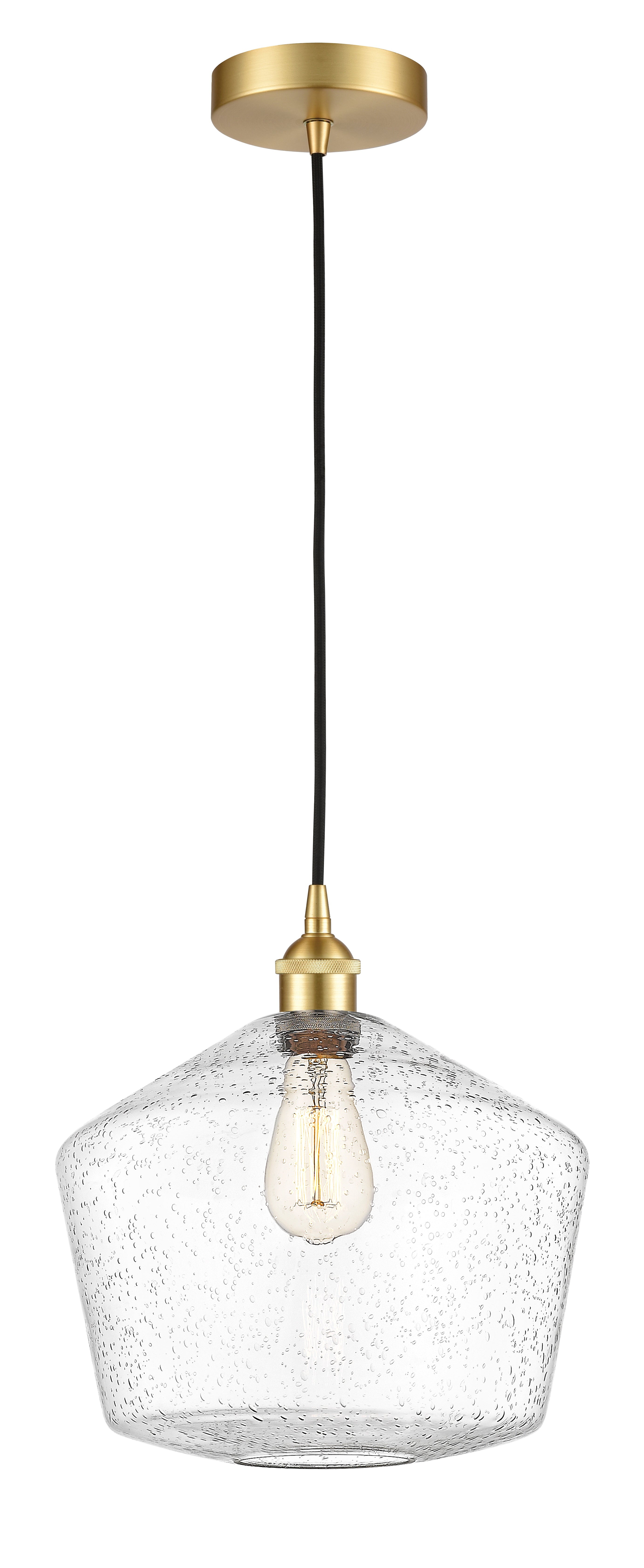 Edison Mini Pendant Cast Brass 13 Inch