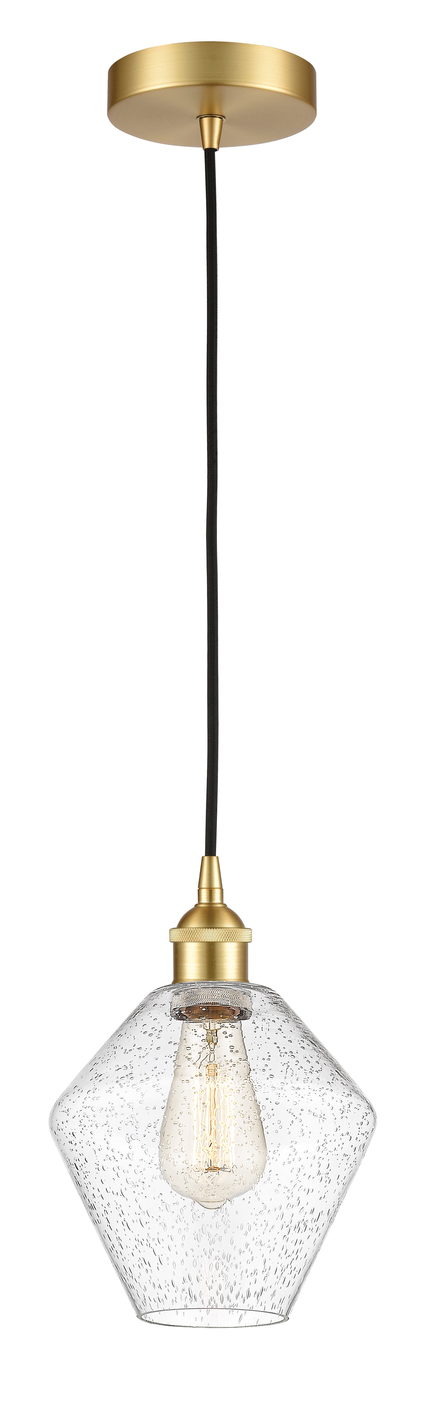 Edison Mini Pendant Cast Brass Antique
