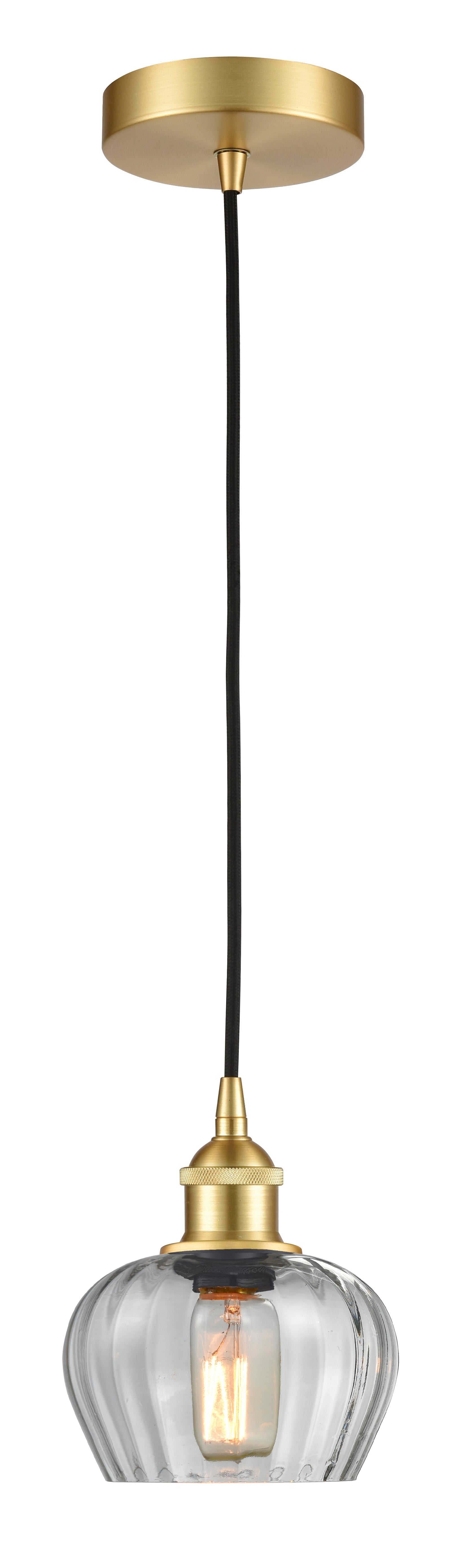 Edison Mini Pendant Antique Brass Finish