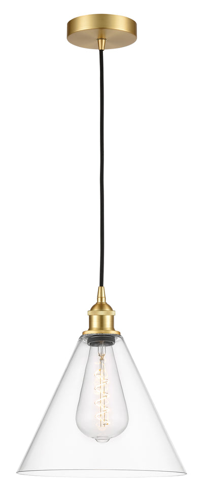 Edison Mini Pendant Antique Brass Glass