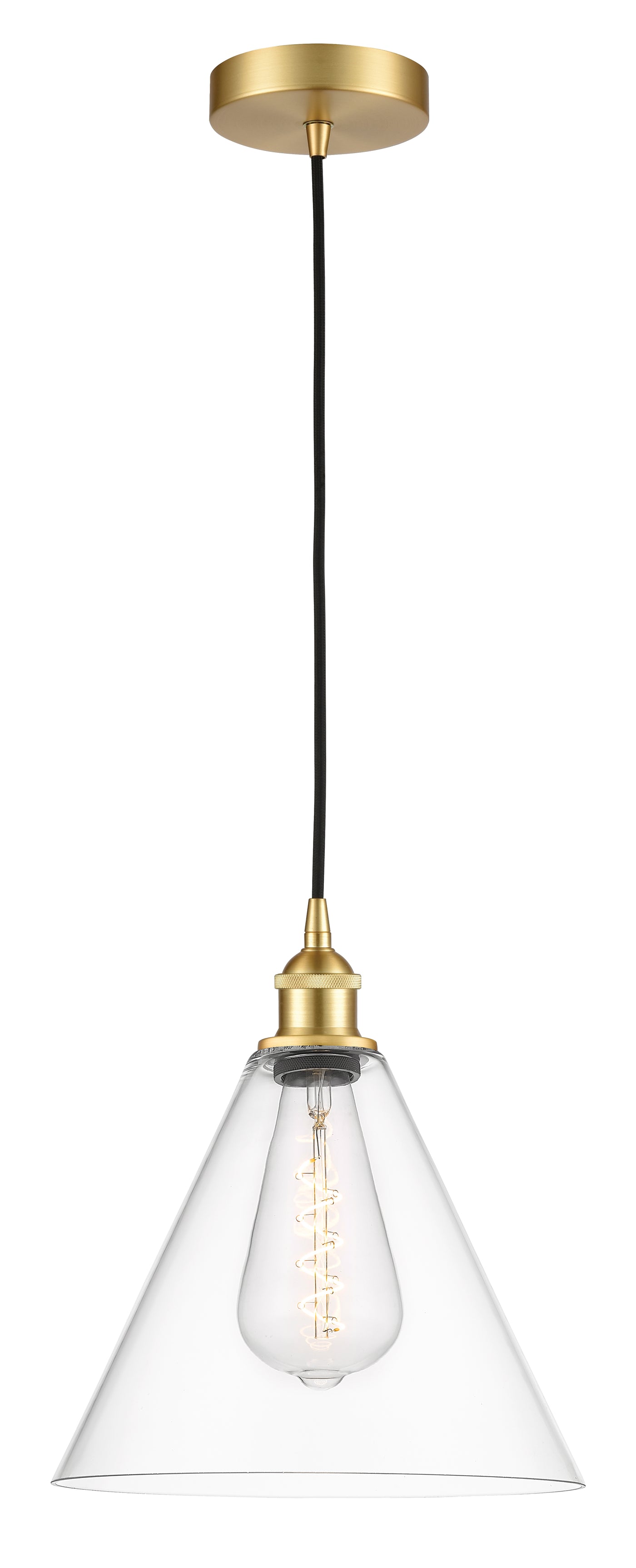 Edison Mini Pendant Cast Brass 6W