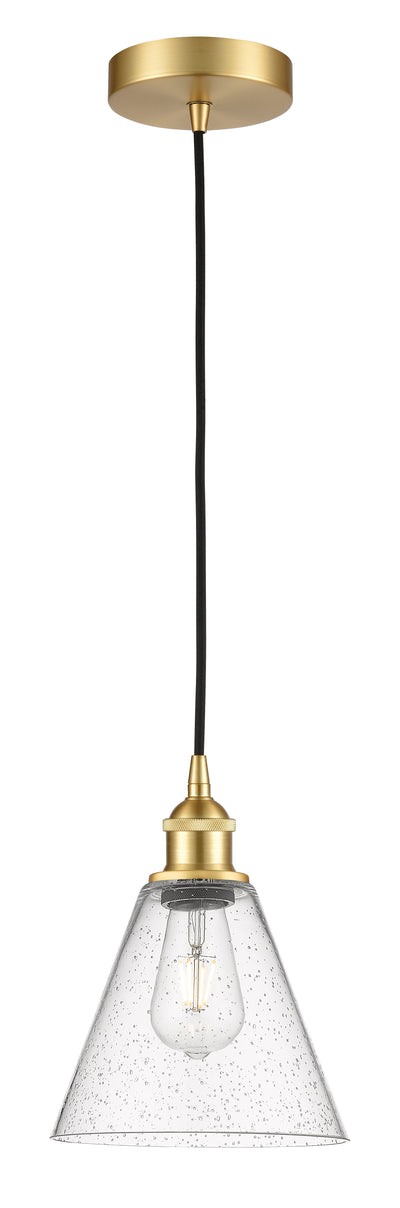 Edison Mini Pendant 8 Inch Antique Brass