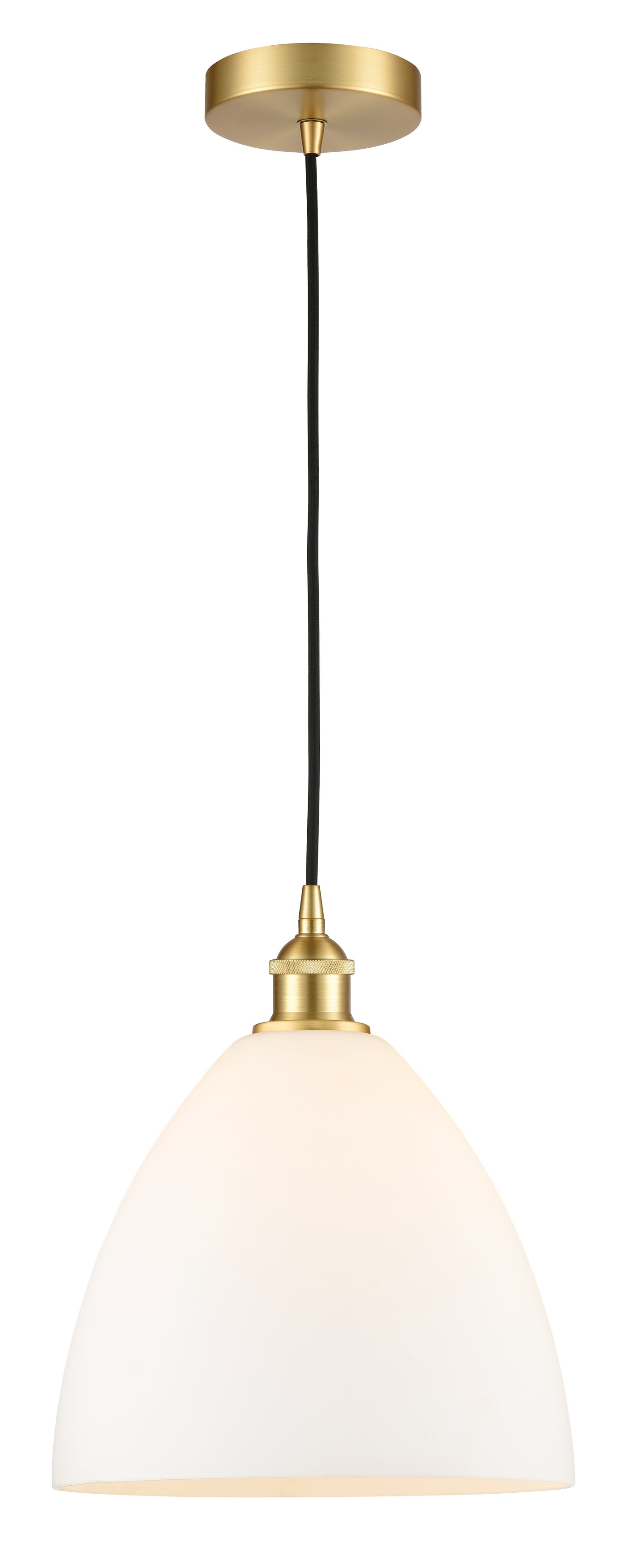 Edison Mini Pendant Cast Brass 12 Inch