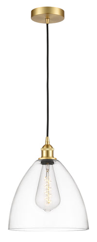 Edison Mini Pendant Cast Brass 12 Inch