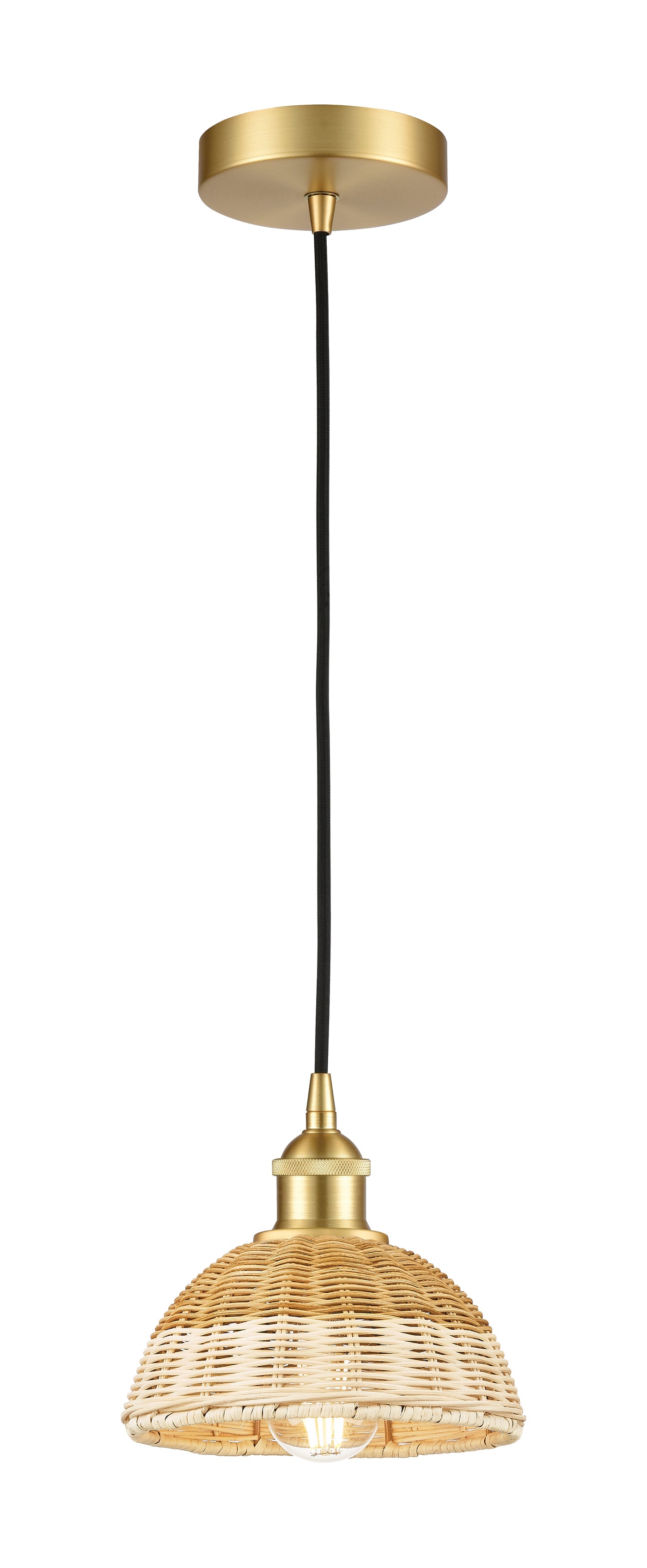 Edison Mini Pendant Antique Brass Finish