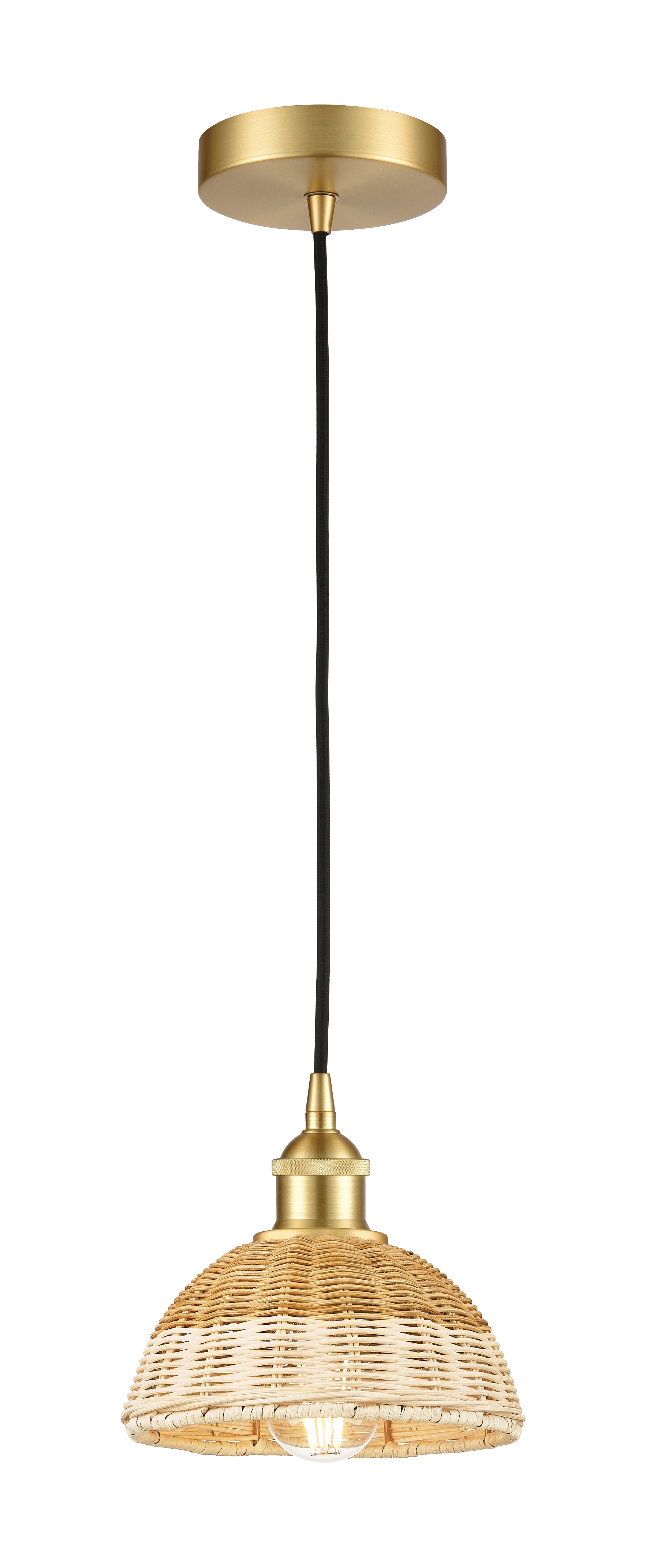 Edison Mini Pendant Antique Brass Finish
