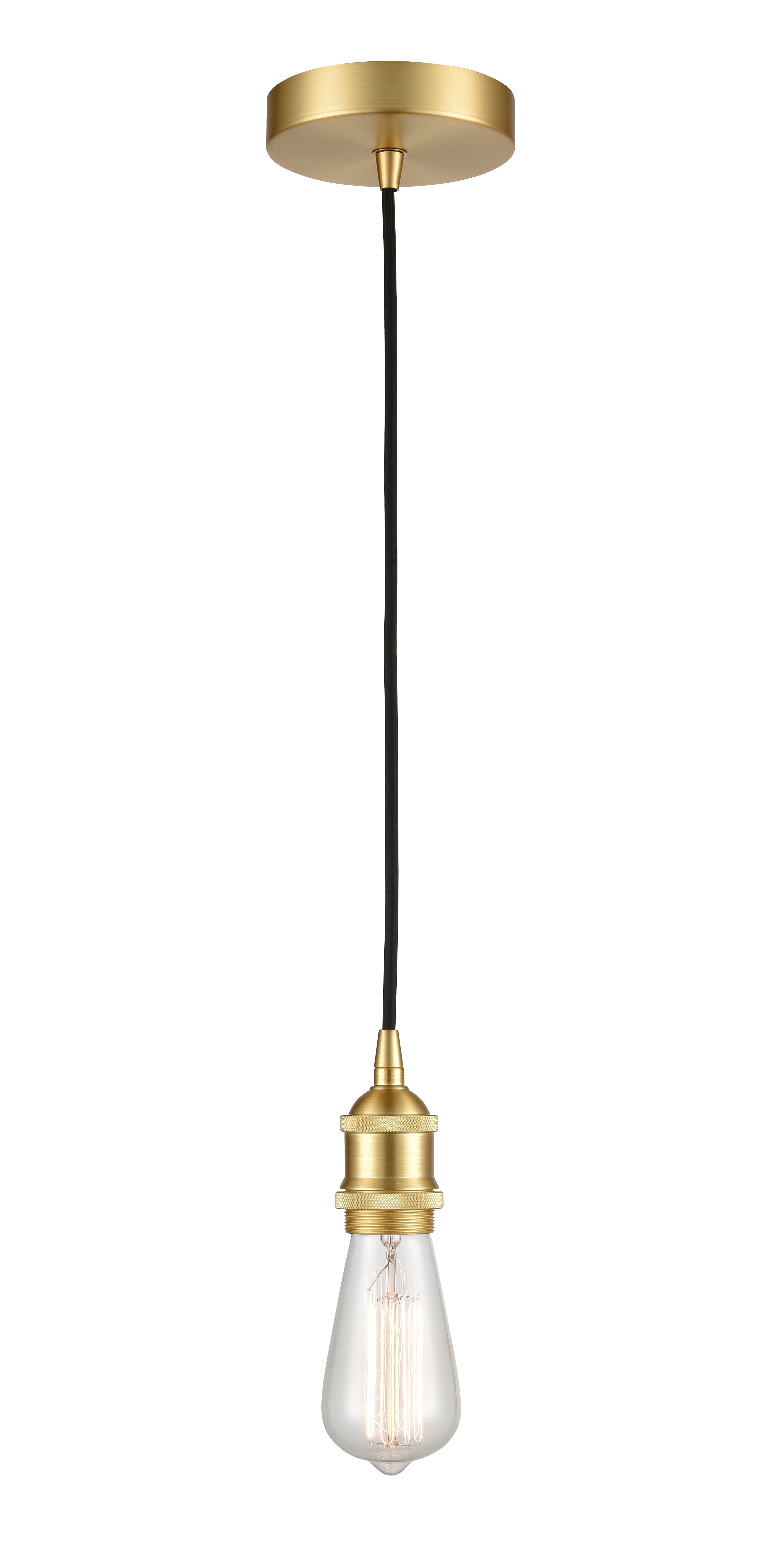 Edison Mini Pendant Antique Brass Steel