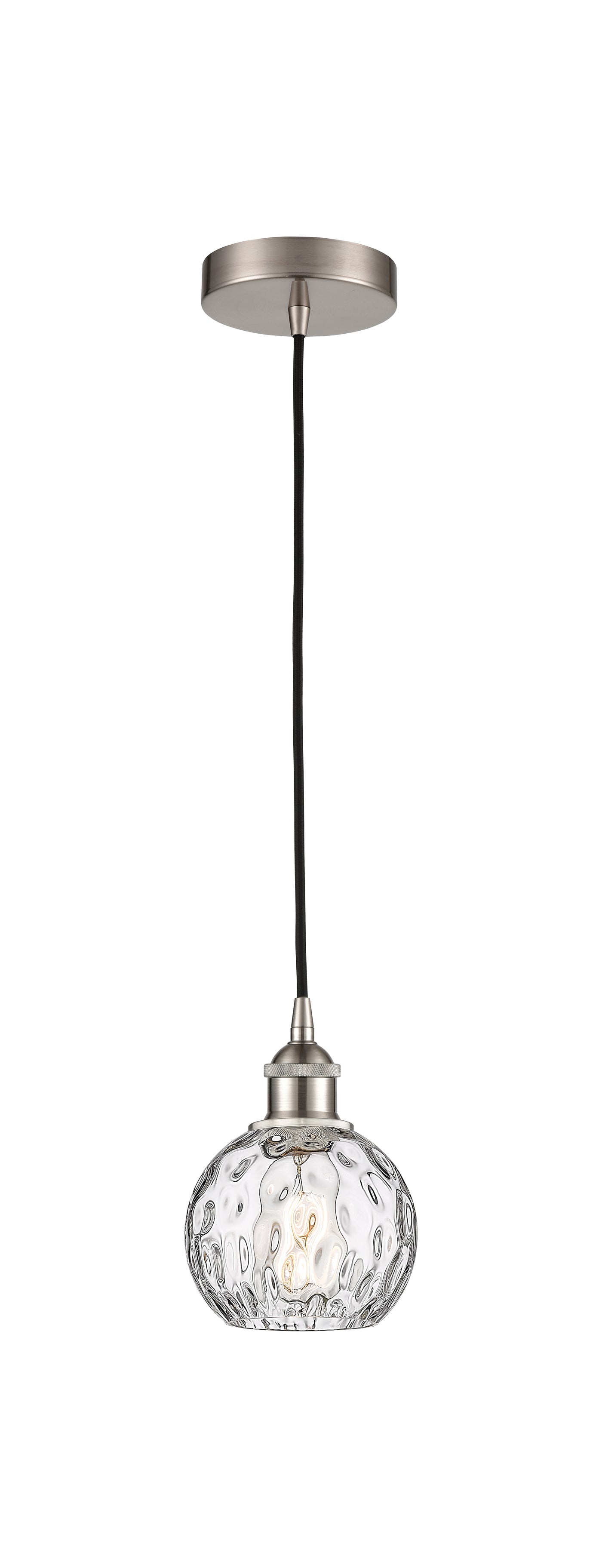 Edison Mini Pendant 6 Inch Brass Glass