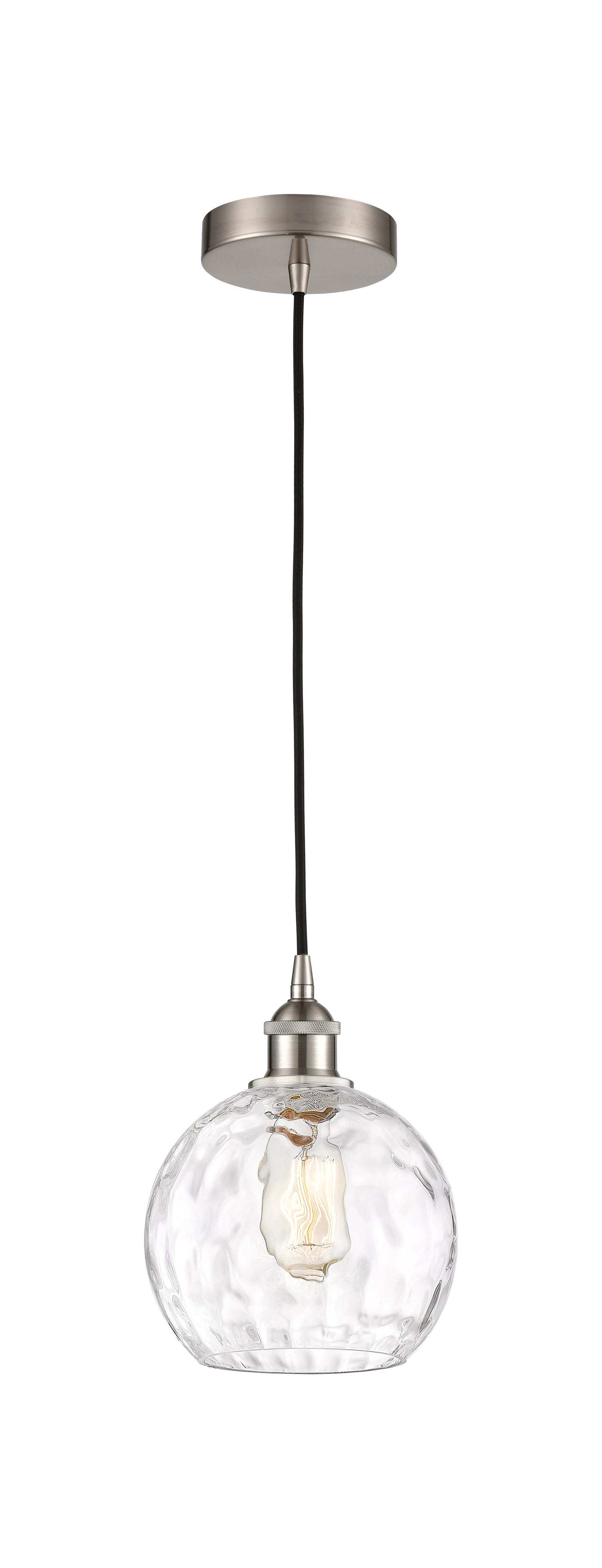 Edison Mini Pendant Antique Brass 8 Inch