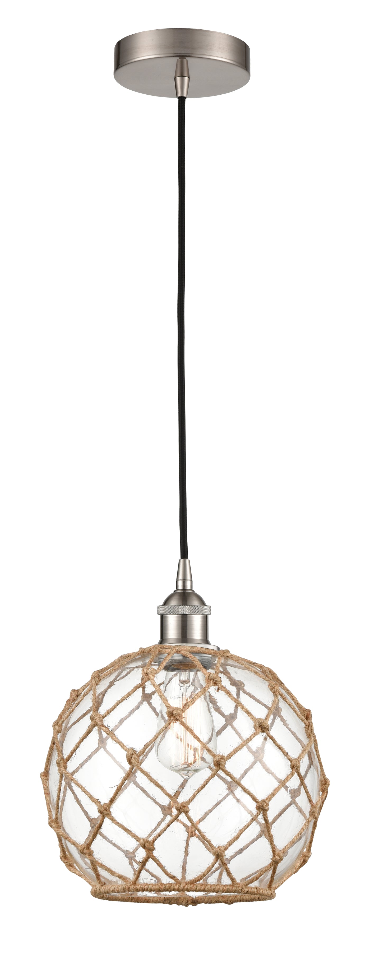 Edison Mini Pendant Antique Brass 10 Inch