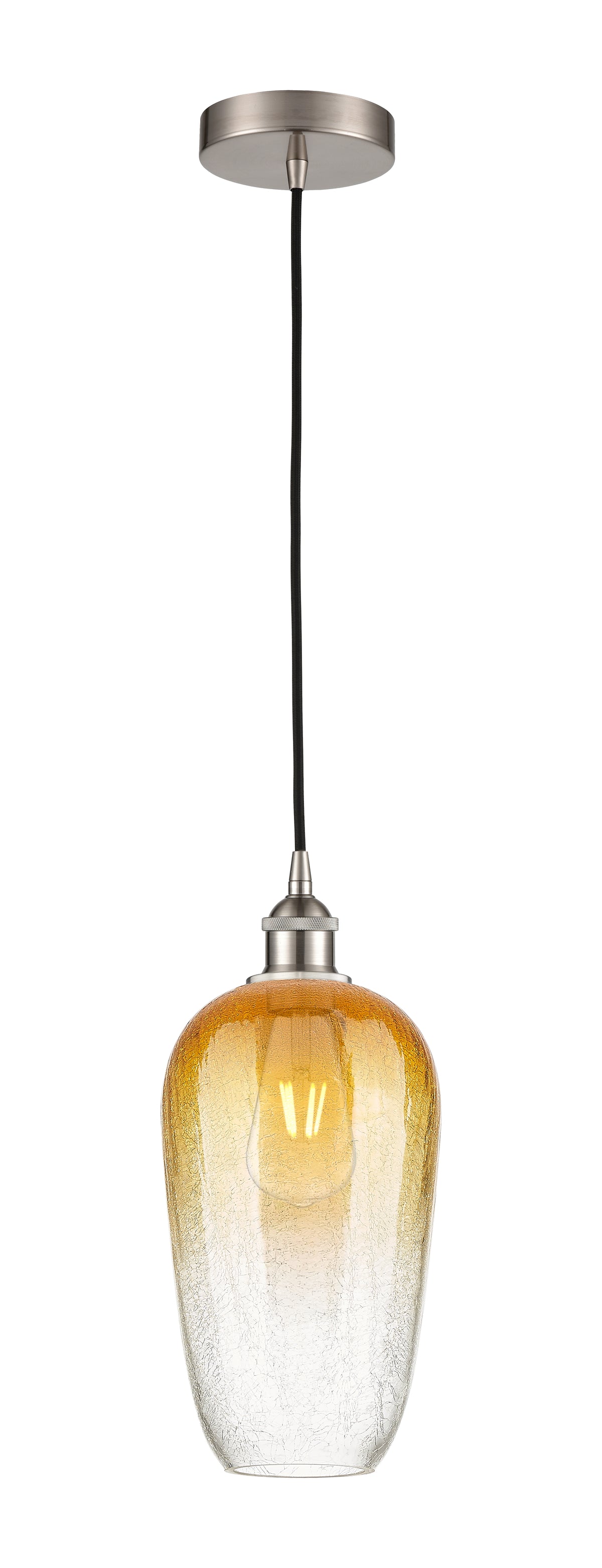 Edison Mini Pendant Antique Brass 7 Inch