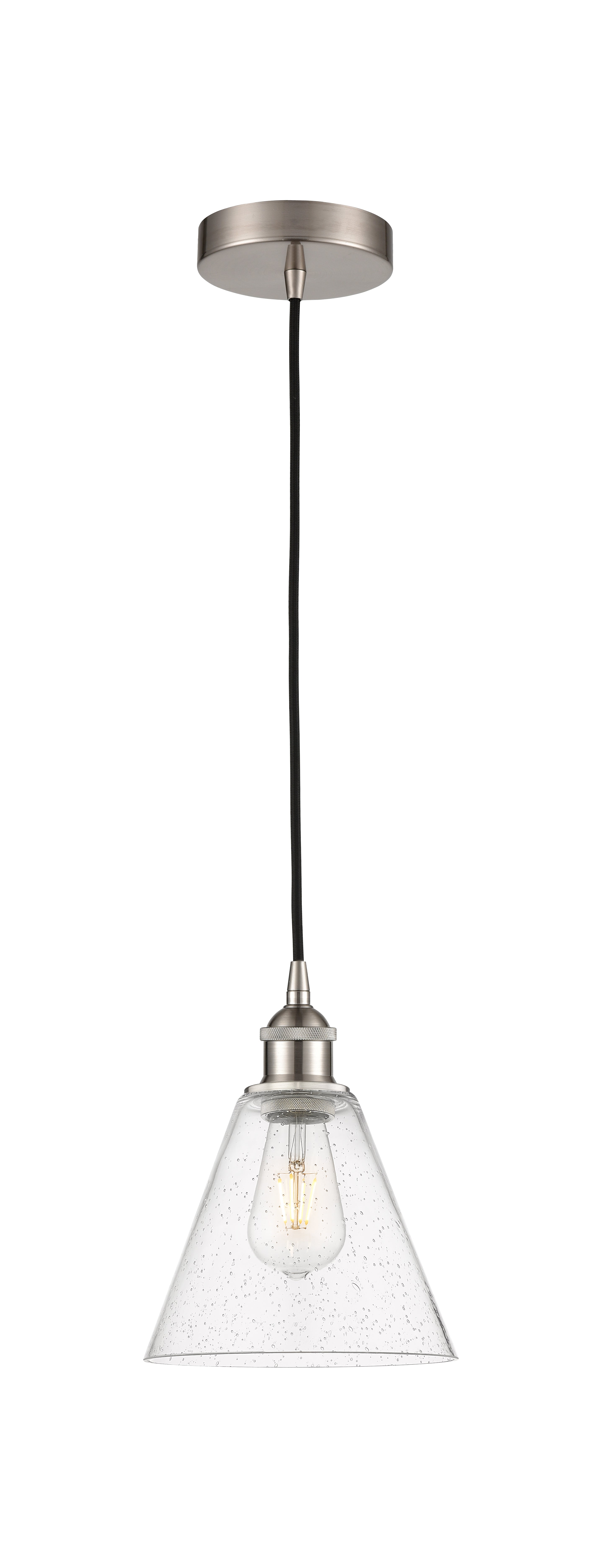 Edison Mini Pendant 8 Inch Antique Brass