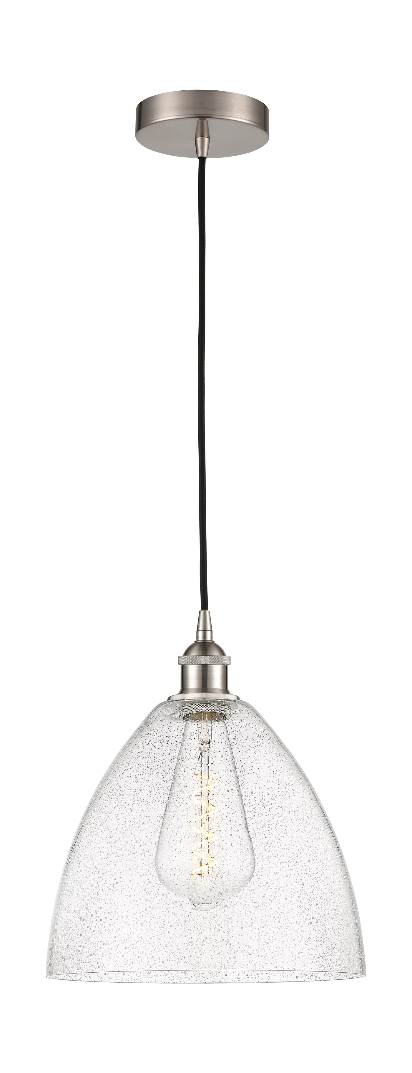Edison Mini Pendant Cast Brass 12 Inch