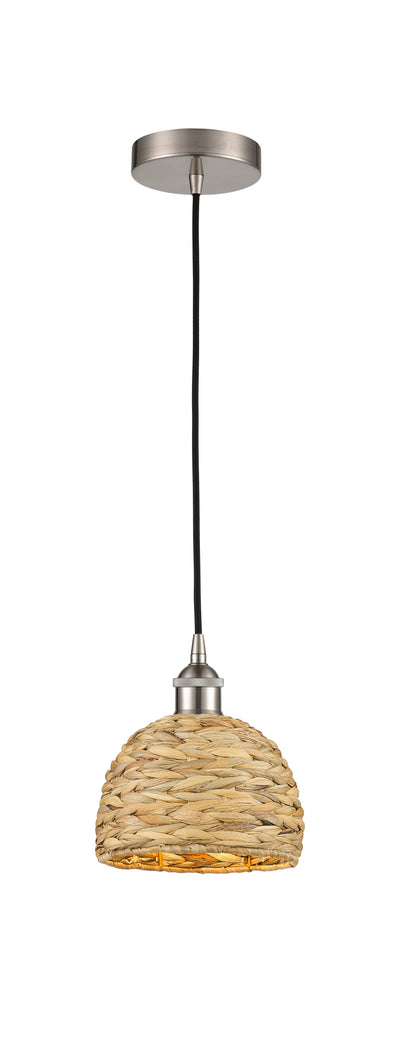 Edison Mini Pendant Antique Brass Woven