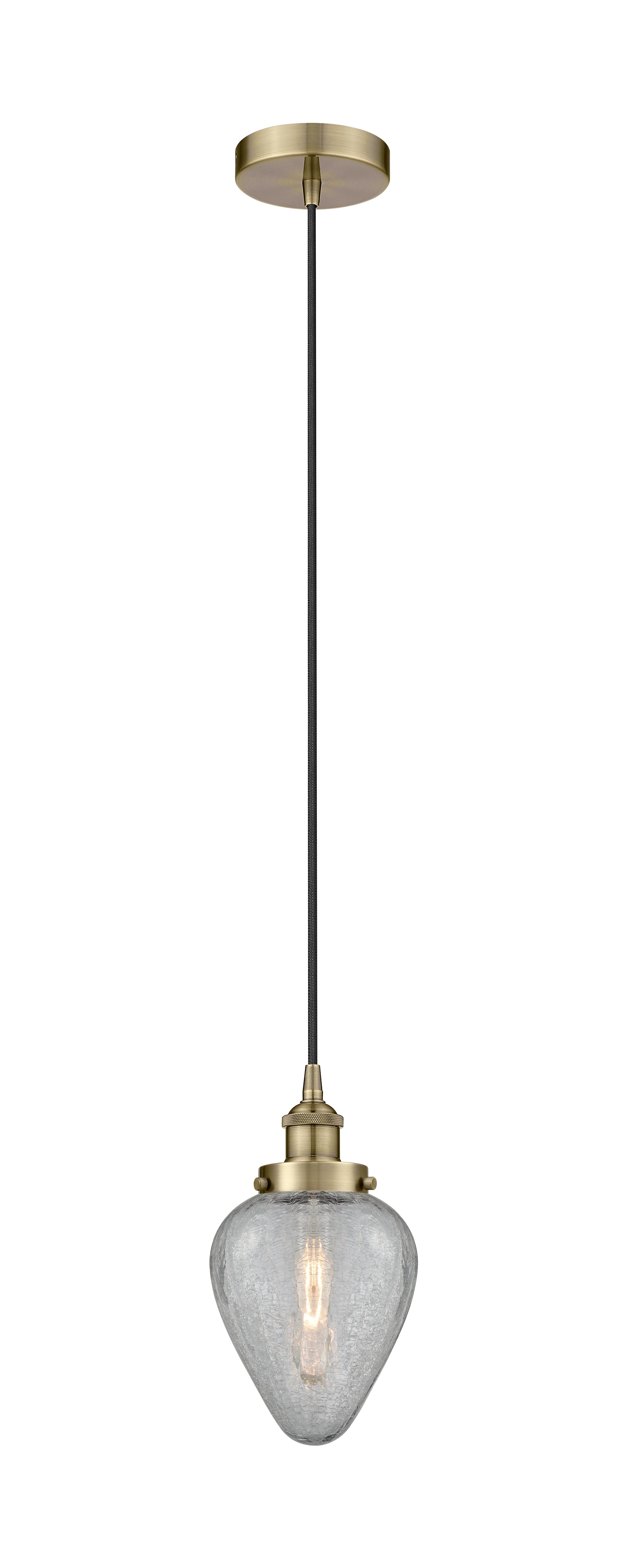 Edison Mini Pendant Cast Antique Brass