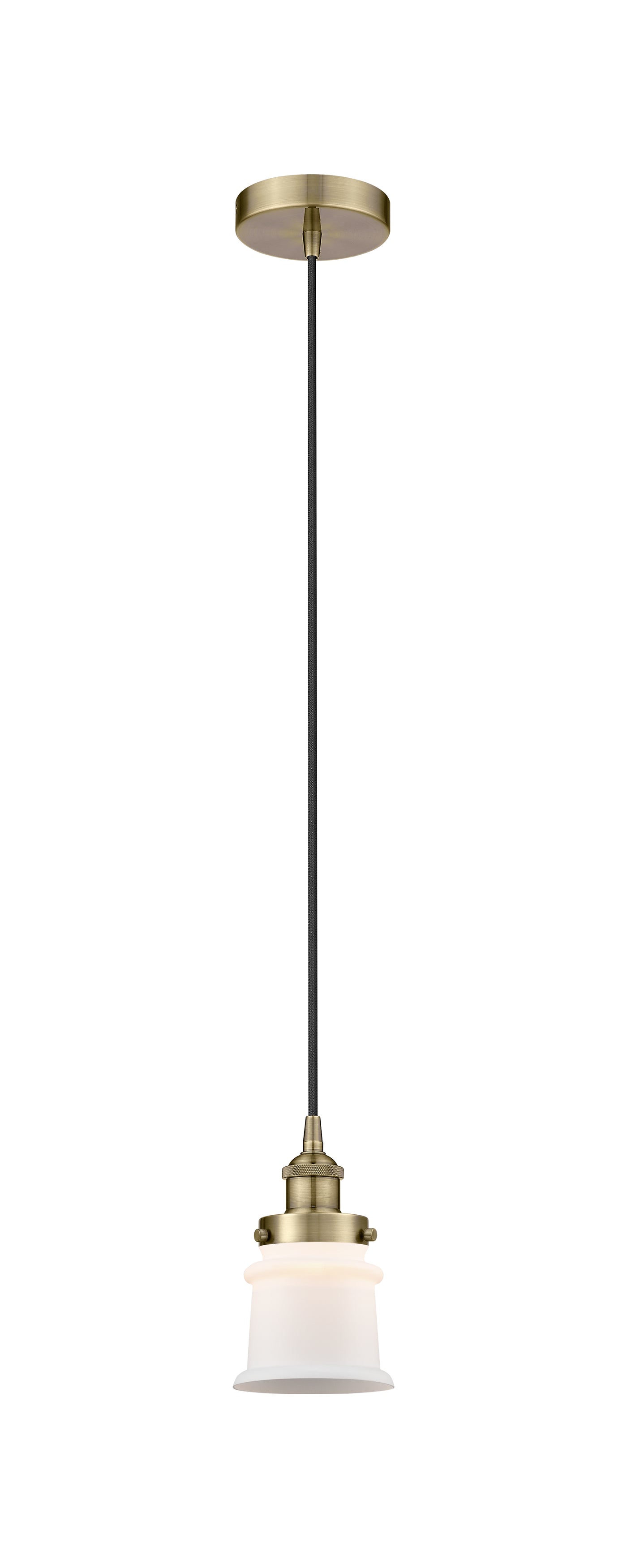 Edison Mini Pendant Antique Brass Finish