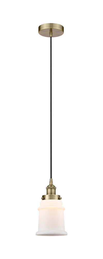 Edison Mini Pendant Antique Brass 6 Inch